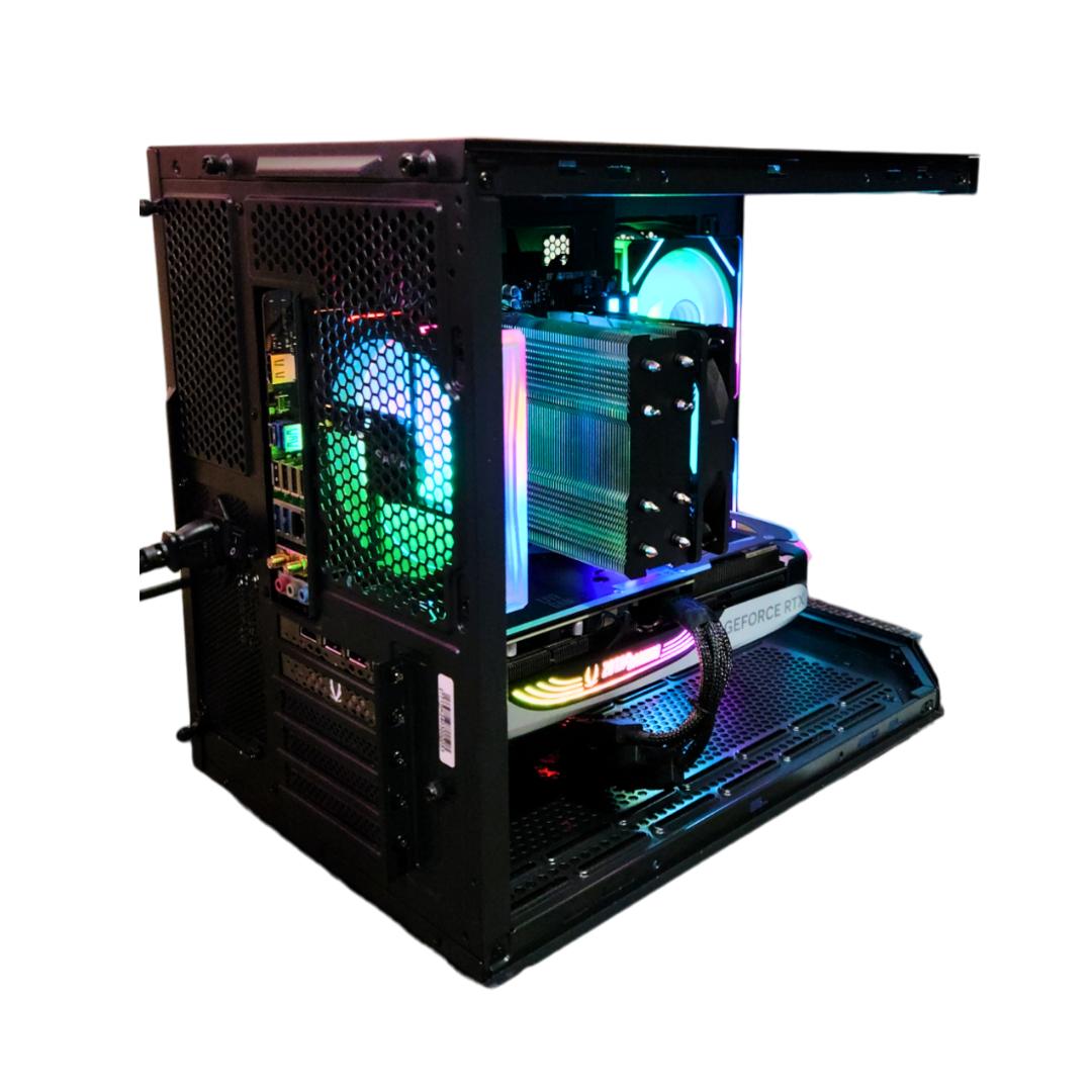 ➕️Amplify🦾: RTX 4070 | Ryzen 7500F | 32GB DDR5 RAM | 1TB SSD | 4 RGB Fans | Black Gaming PC