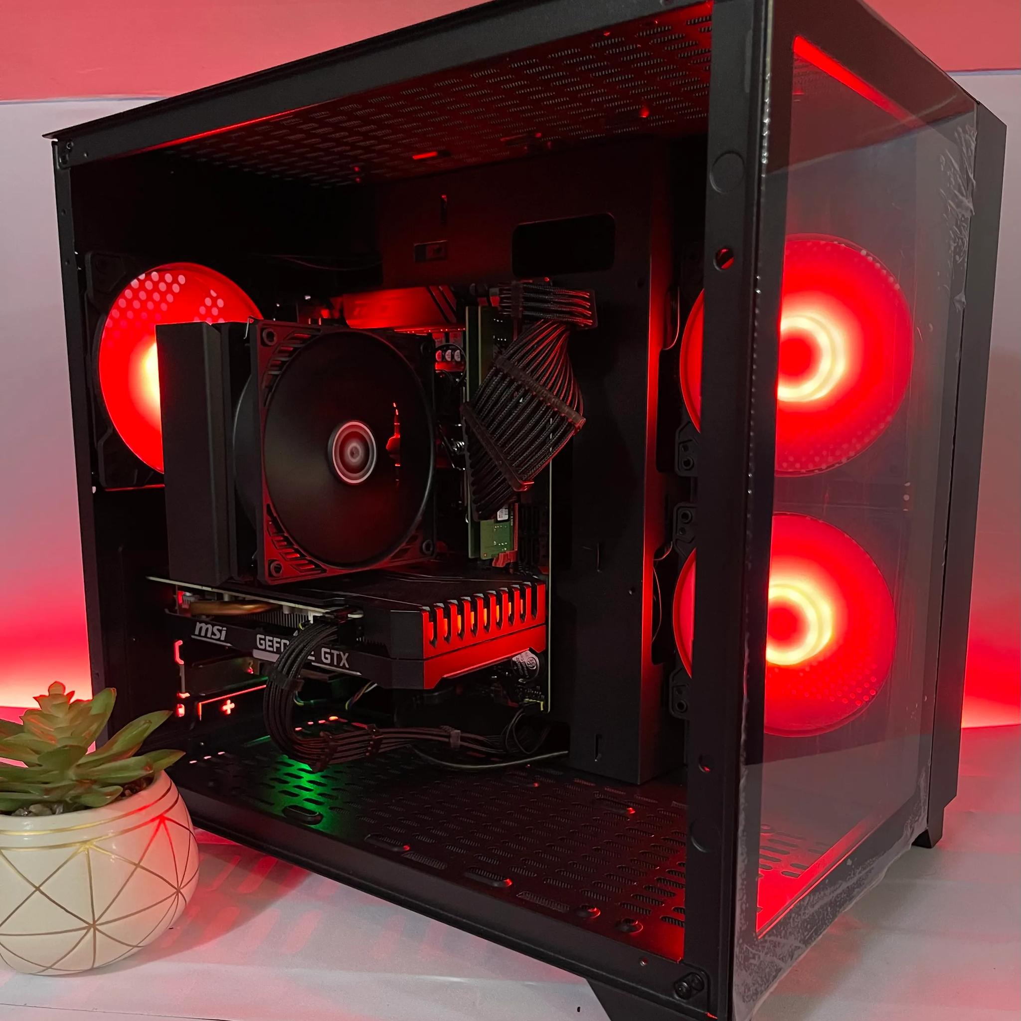 14C/28T RGB Gaming PC (E5-2680 V4, 32GB RAM, GTX 1660 Super, 1TB NVME)