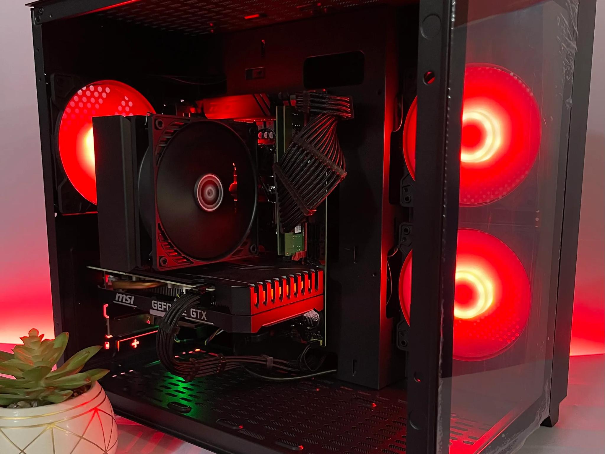 14C/28T RGB Gaming PC (E5-2680 V4, 32GB RAM, GTX 1660 Super, 1TB NVME)