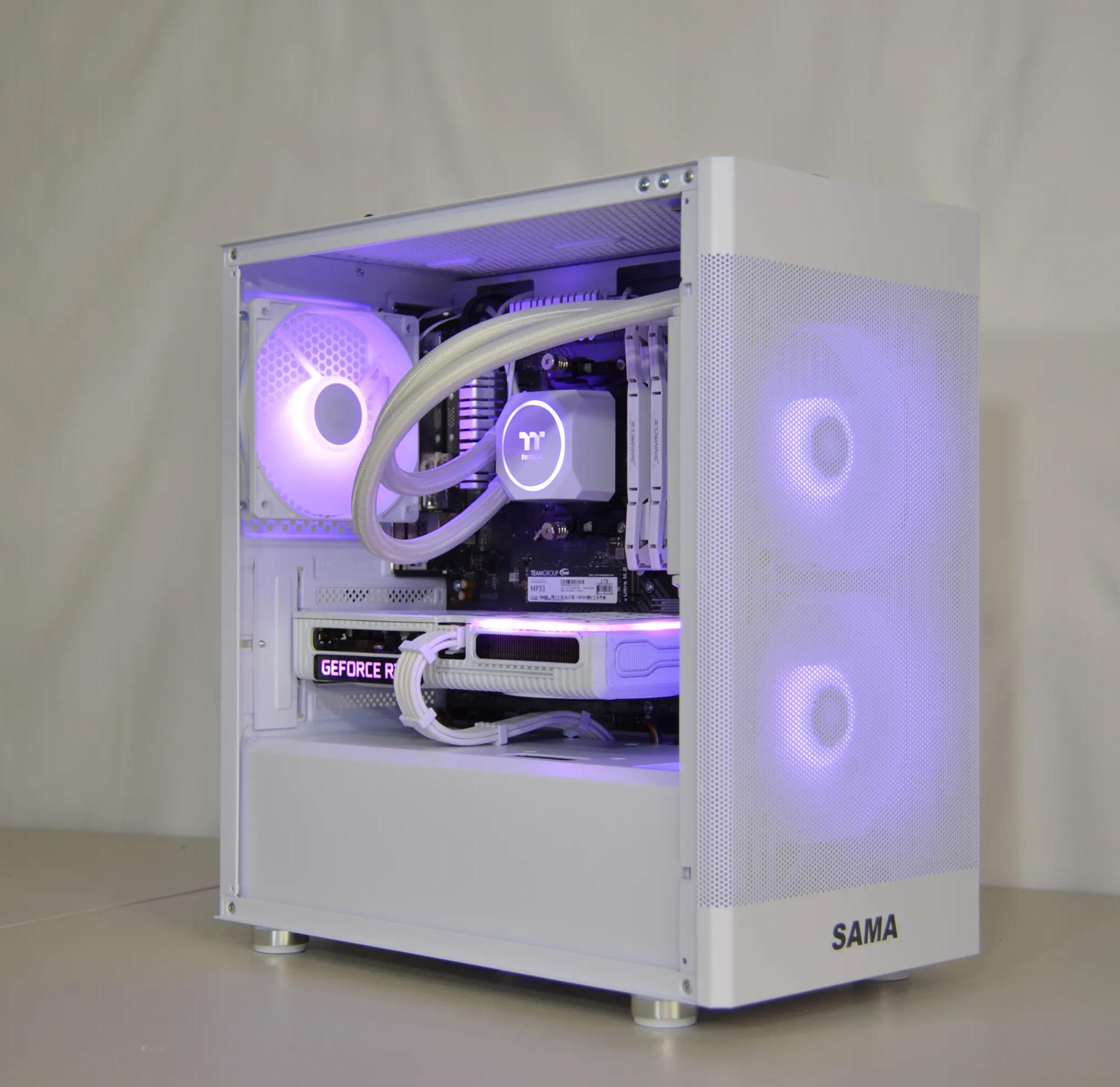 ⚪White Out V3⚪ - RTX 3060ti | Ryzen 5 5500| 1tb NVMe | Windows 11 FULLY Activated