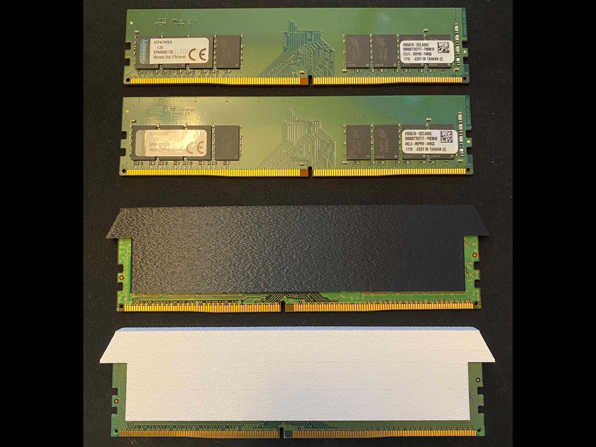 Kingston 16GB DDR4 Memory 2x8GB 2133MT/s w/ 3D-Printed Cover