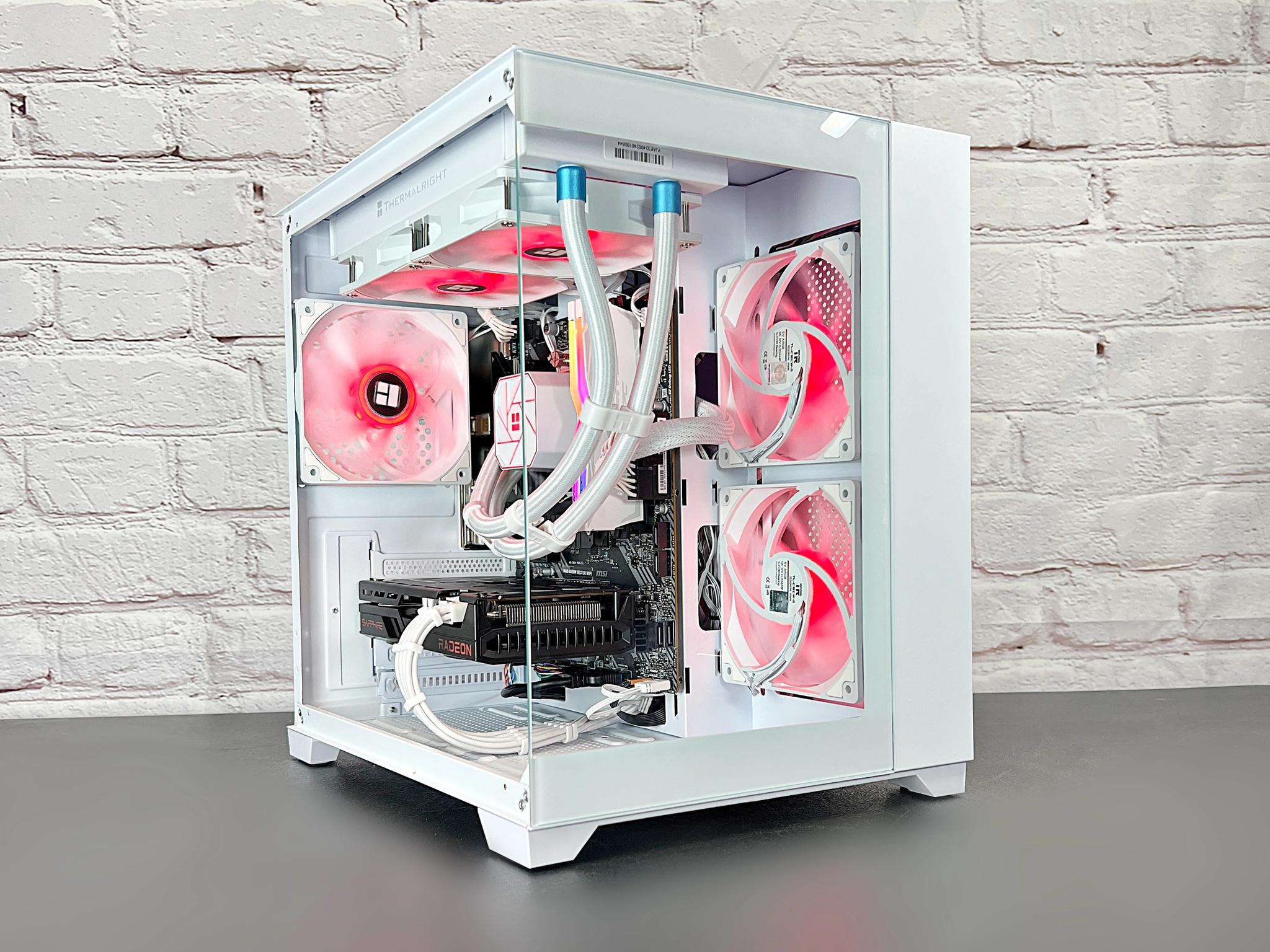 Liquid Cooled Ryzen 5 3600 RX 6600 16GB RAM 1TB M.2  Window 11 Gaming PC