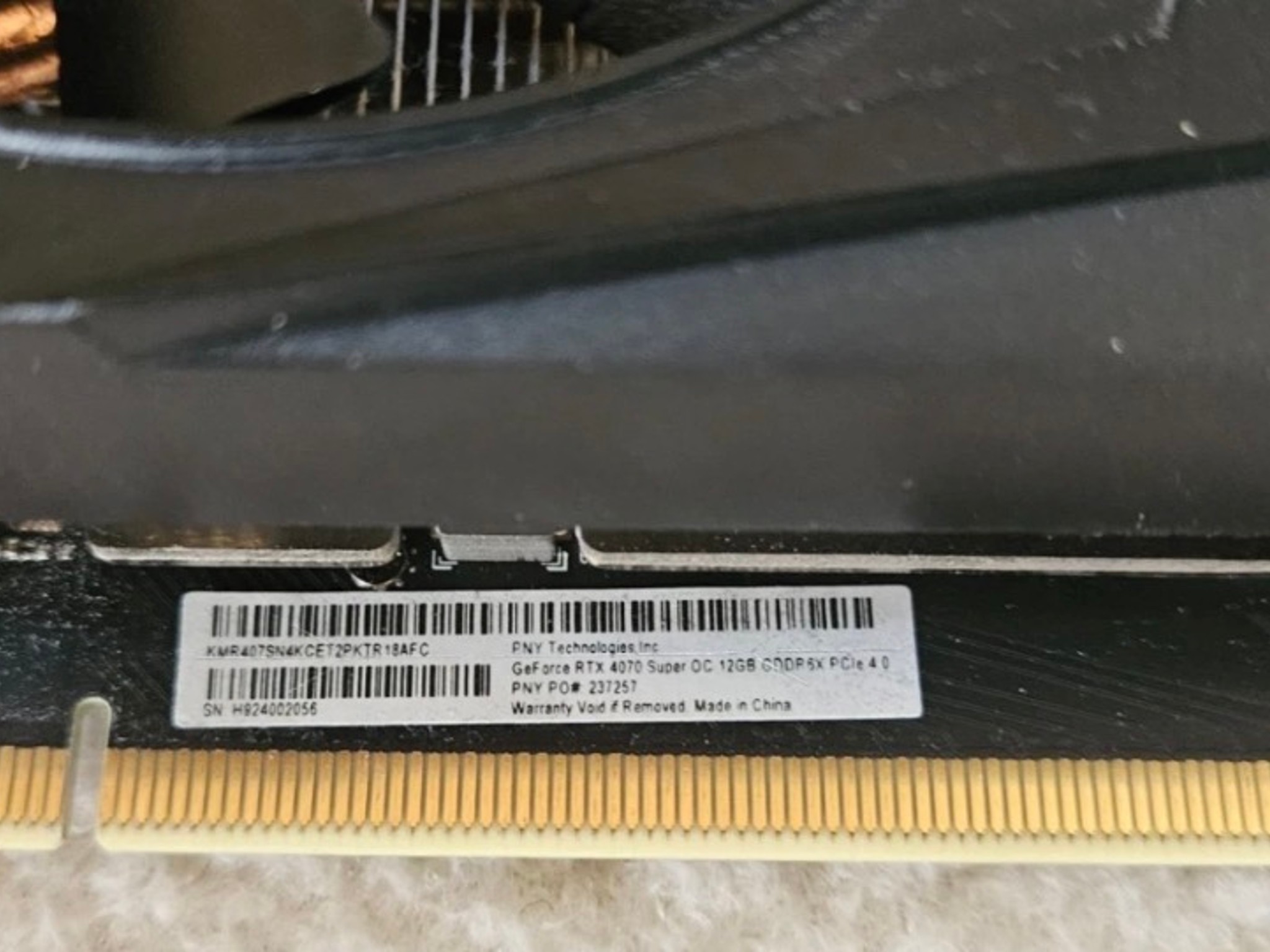 PNY VERTO OC GeForce RTX 4070 SUPER