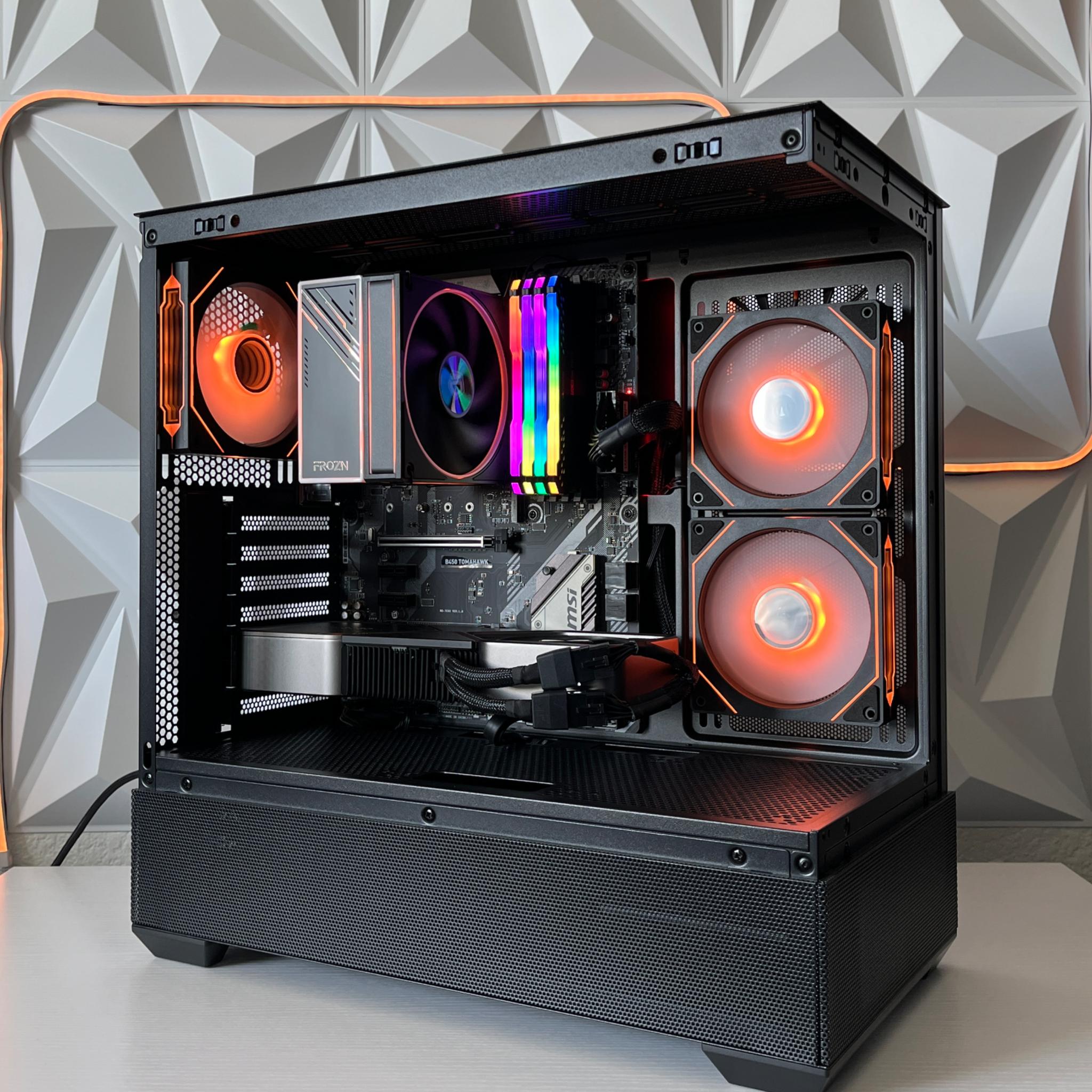 RTX 3080 10GB, Ryzen 7 5700G, 32GB RAM | Black RGB Gaming Computer/PC