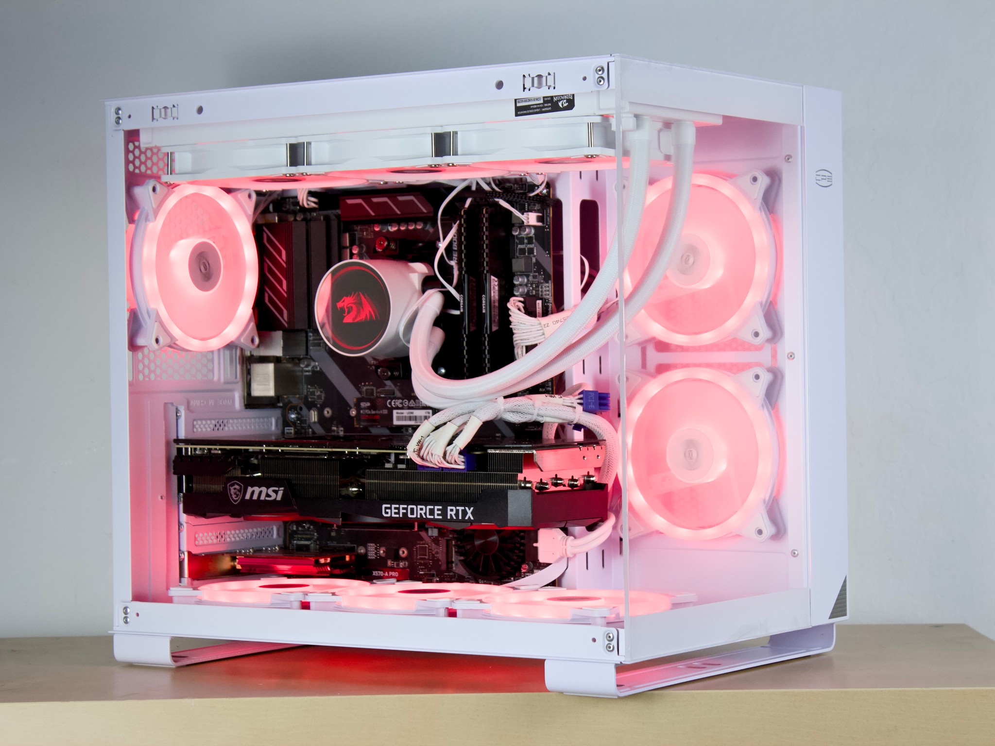 ❄️1440P Powerhouse❄️ - RTX 3080 TI, Ryzen 7 5800X, 32GB RAM, 1TB NVMe - Whiteout/WiFi/ARGB