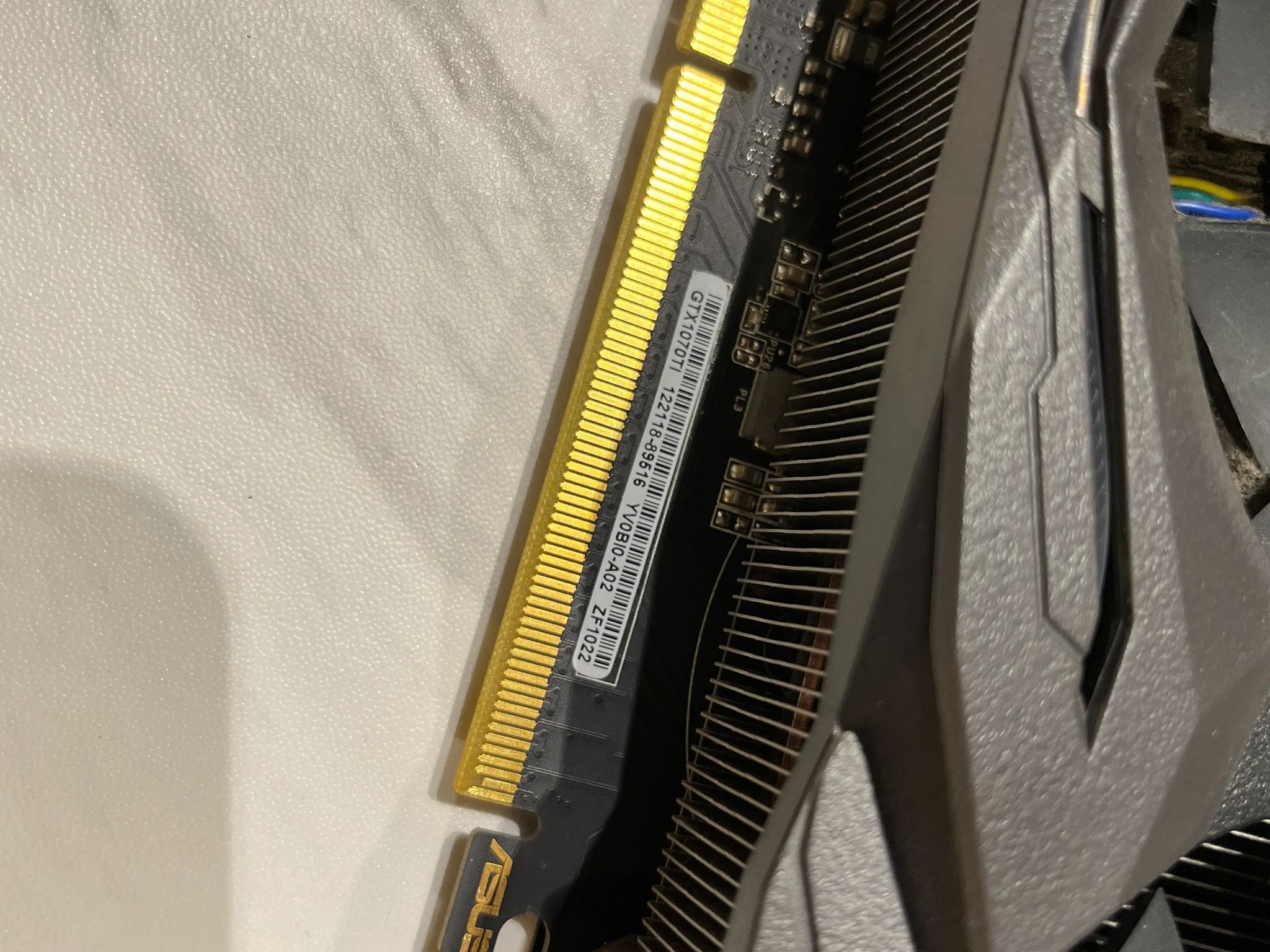 Used ASUS ROG 1070 Ti 8GB GPU