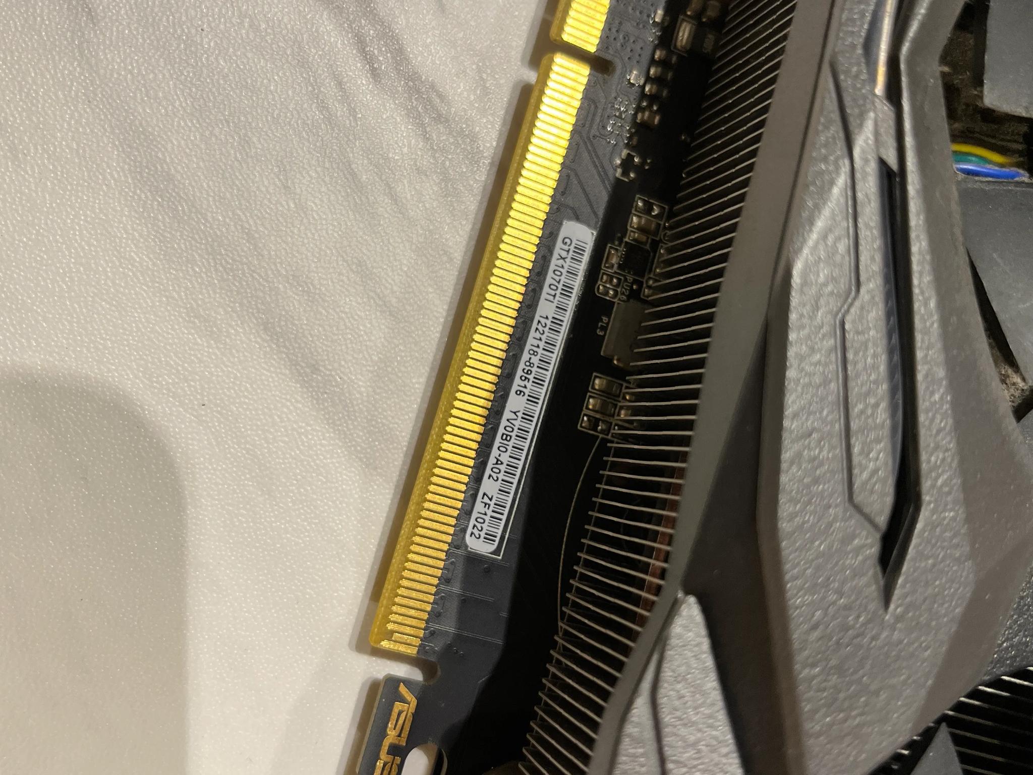 Used ASUS ROG 1070 Ti 8GB GPU