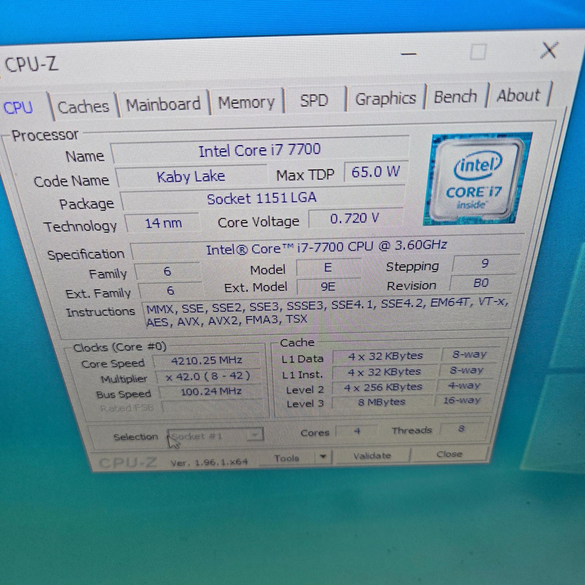 i7-7700 & Z170 Motherboard