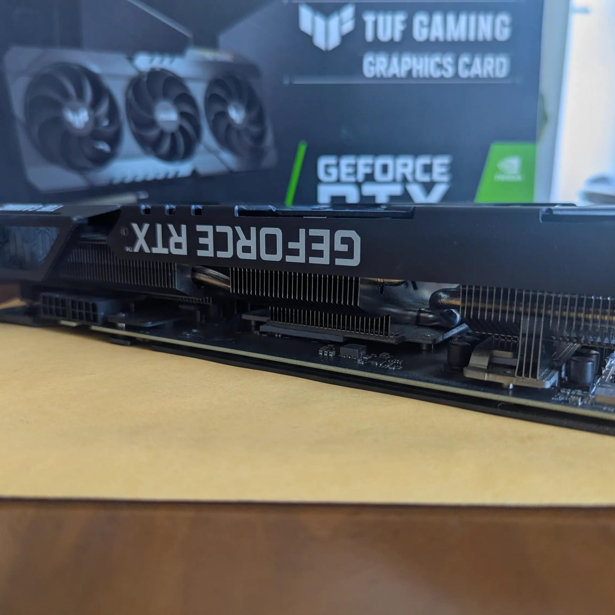 ASUS NVIDIA GeForce RTX 3070 Ti TUF Gaming Overclocked Triple-Fan 8GB GDDR6X PCIe 4.0 Graphics Card