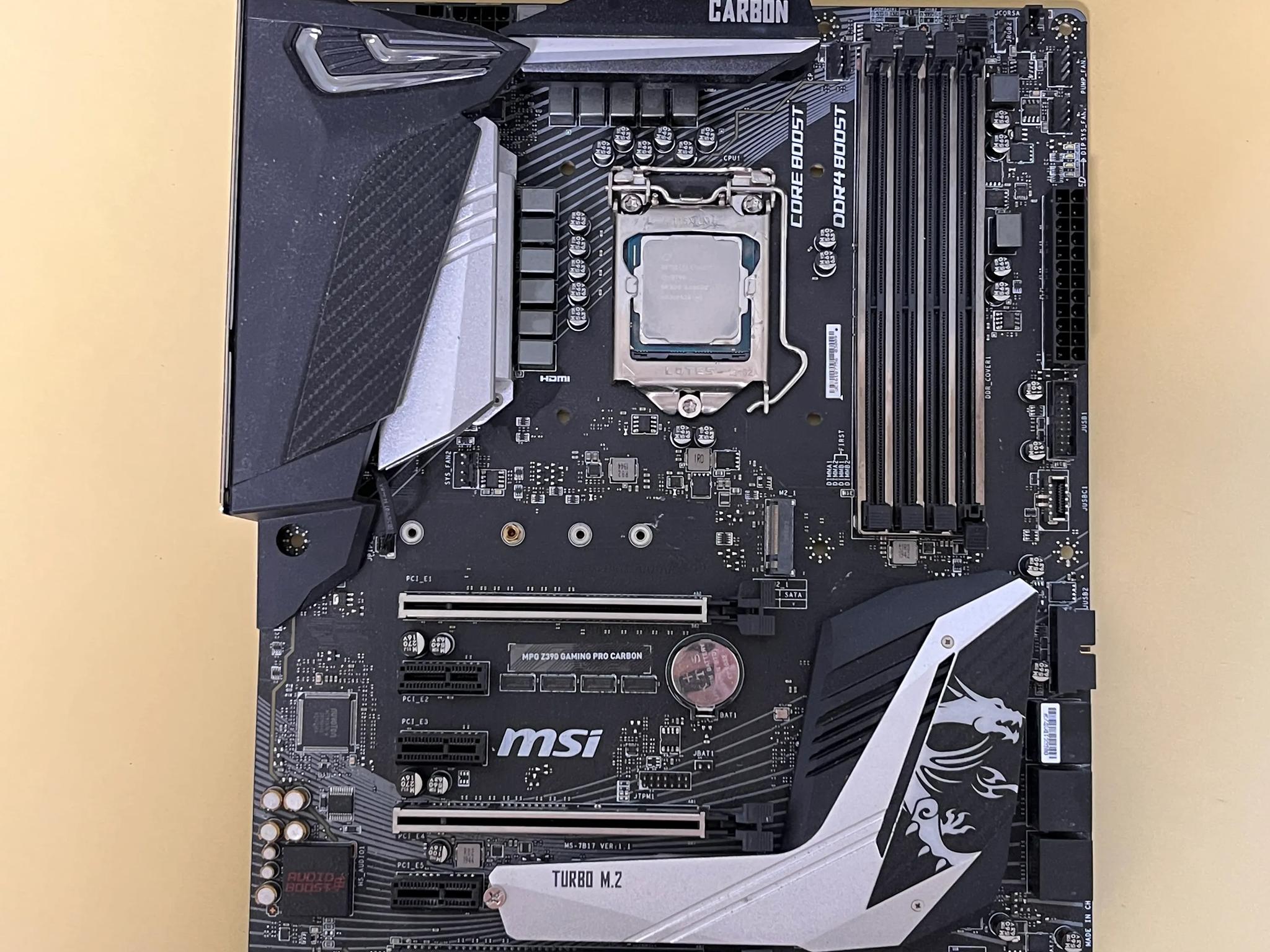 MSI z390 + i7 8700 combo
