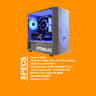🔵⚪ Ryzen 5 3600 | GTX 1660 Super SC | 16GB 3600MHz CL18 - White and Blue Gaming PC