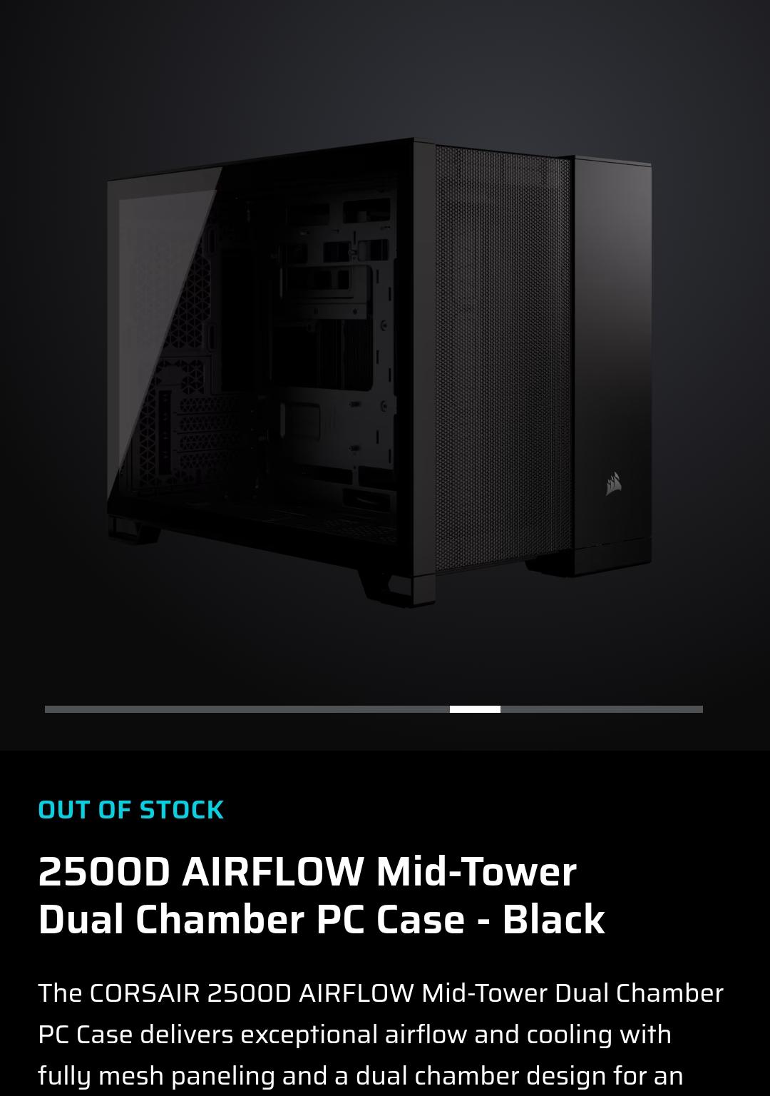Corsair 2500d airflow