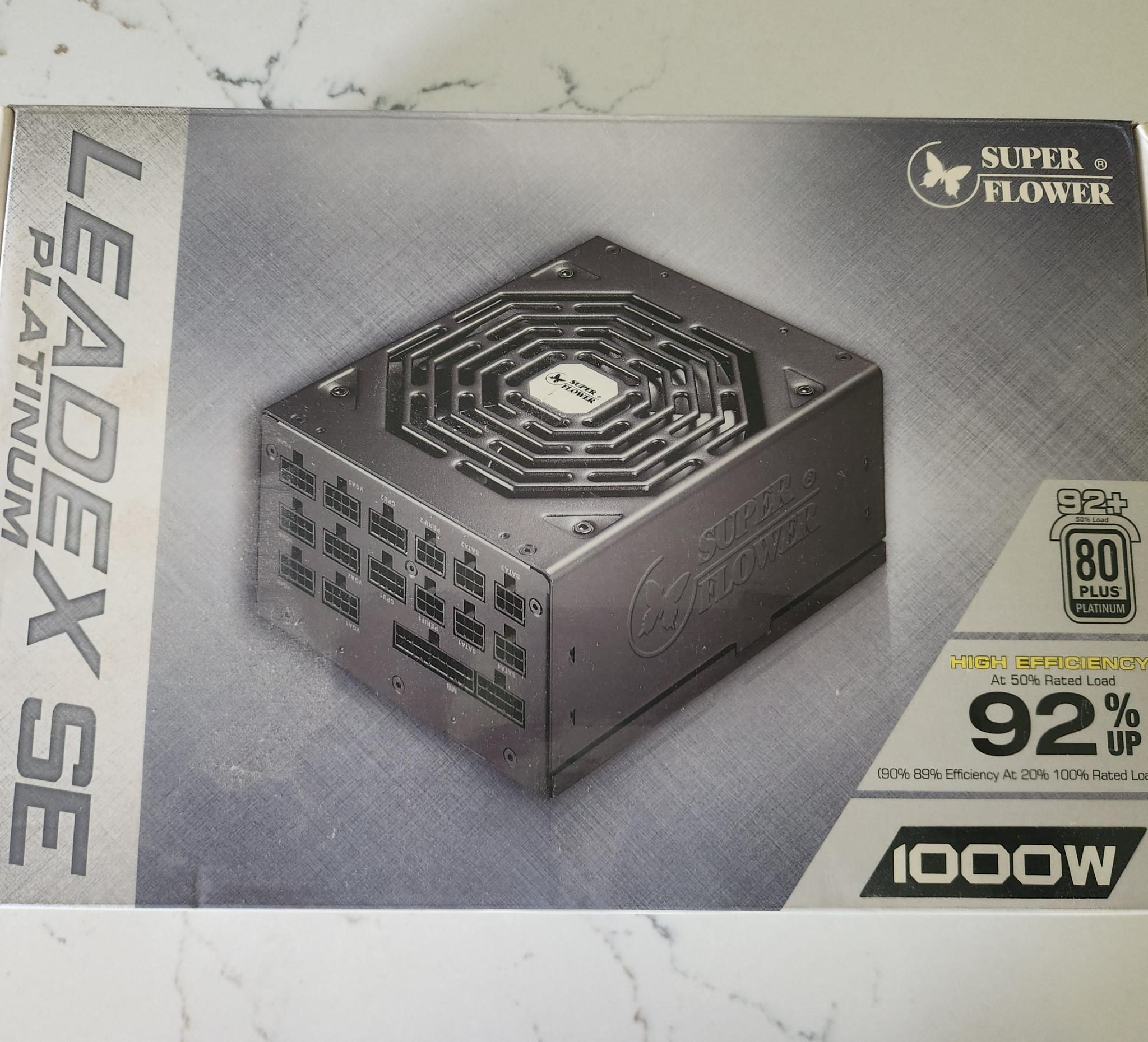 SUPER FLOWER LEADEX SE PLATINUM 1000w PSU Fully-modular