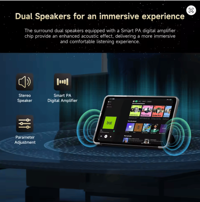 iPlay60 Mini Turbo 8.4inch Snapdragon 6Gen 1 Android14 8GB+8GB Virtual Memory RAM+128GB
