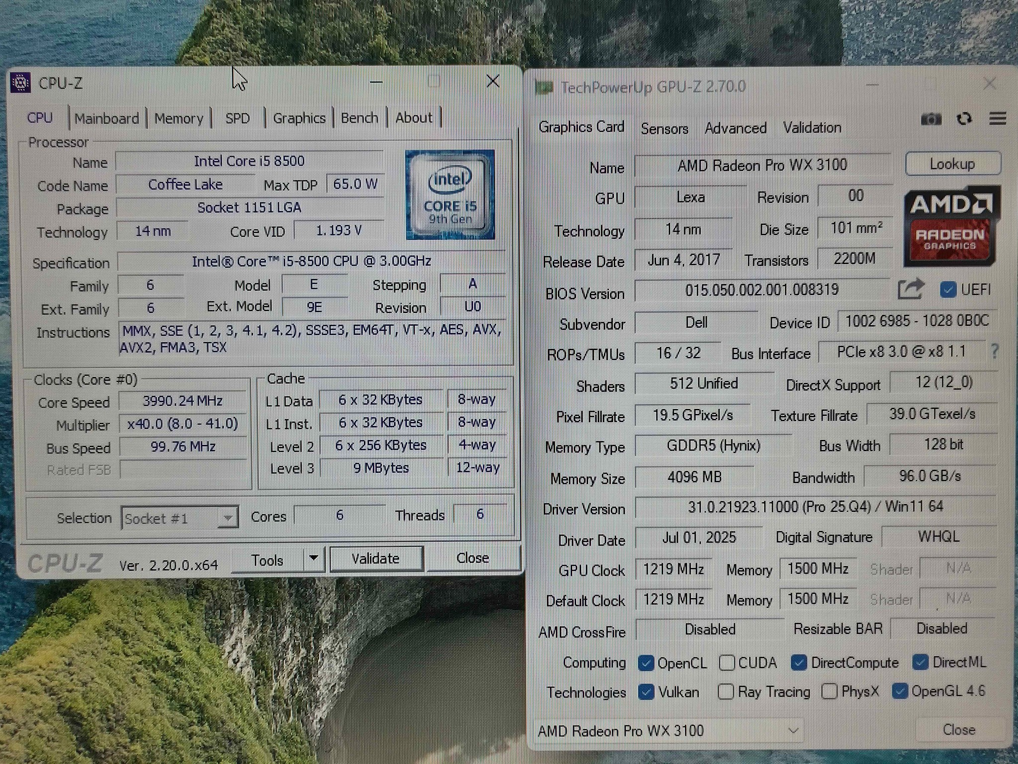 Workstation/CAD Optiplex 3060 SFF | Radeon Pro WX3100 | i5-8500 | 8GB DDR4 | 256GB SSD |