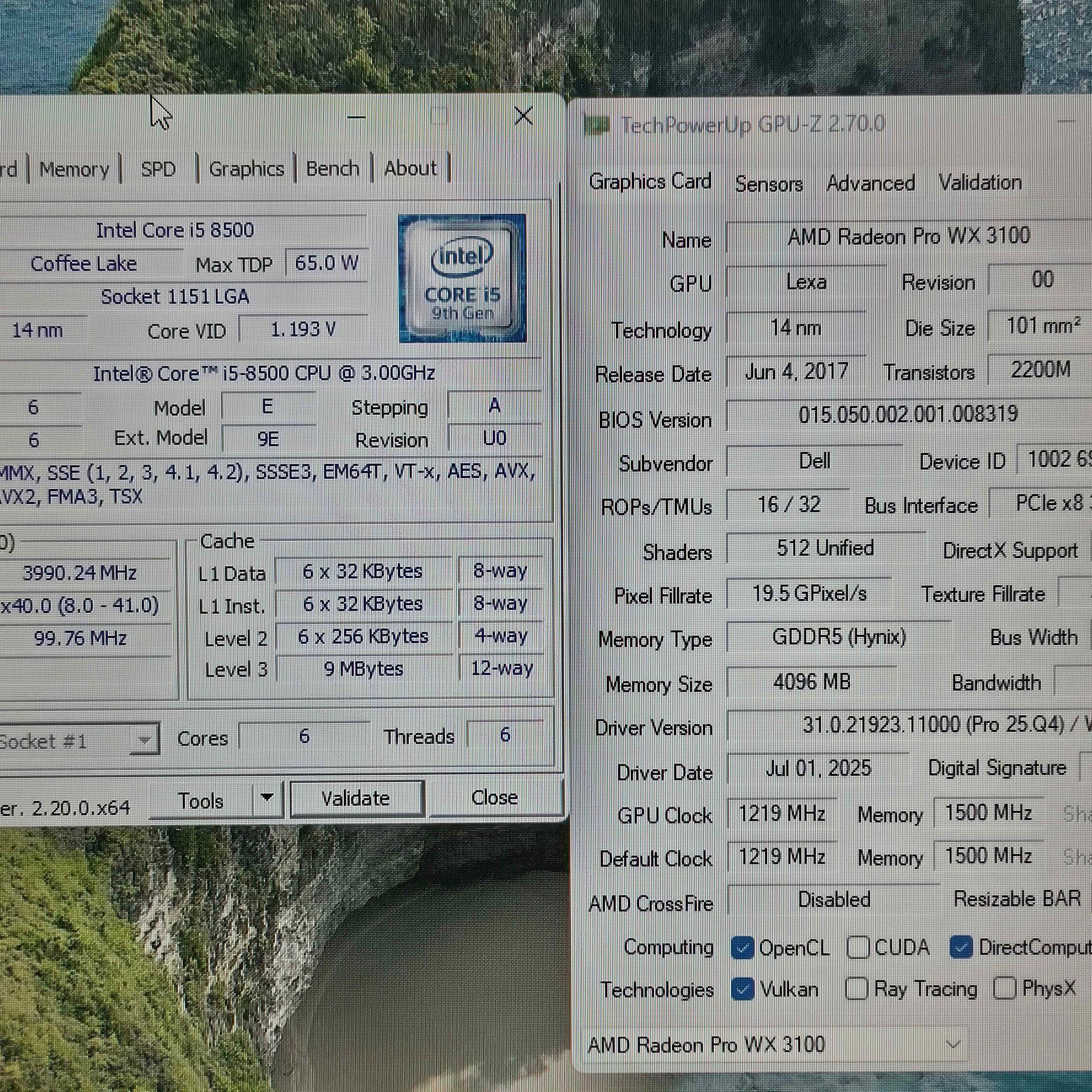Workstation/CAD Optiplex 3060 SFF | Radeon Pro WX3100 | i5-8500 | 8GB DDR4 | 256GB SSD |