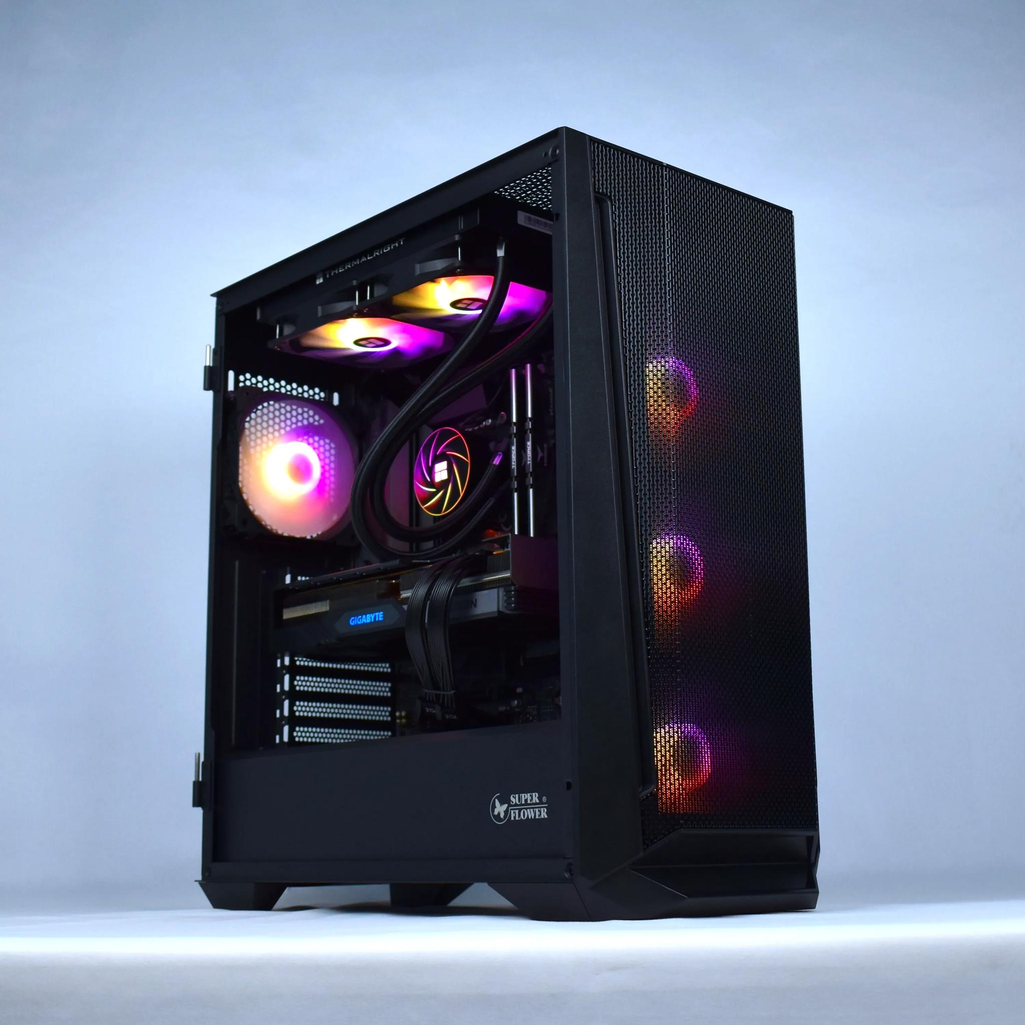♠️🥀BLACK ROSE🥀♠️ Bang4Buck 1440p/4K Gaming/Streaming PC | Intel 14600K, AMD 7800XT, 32GB RAM, WiFi