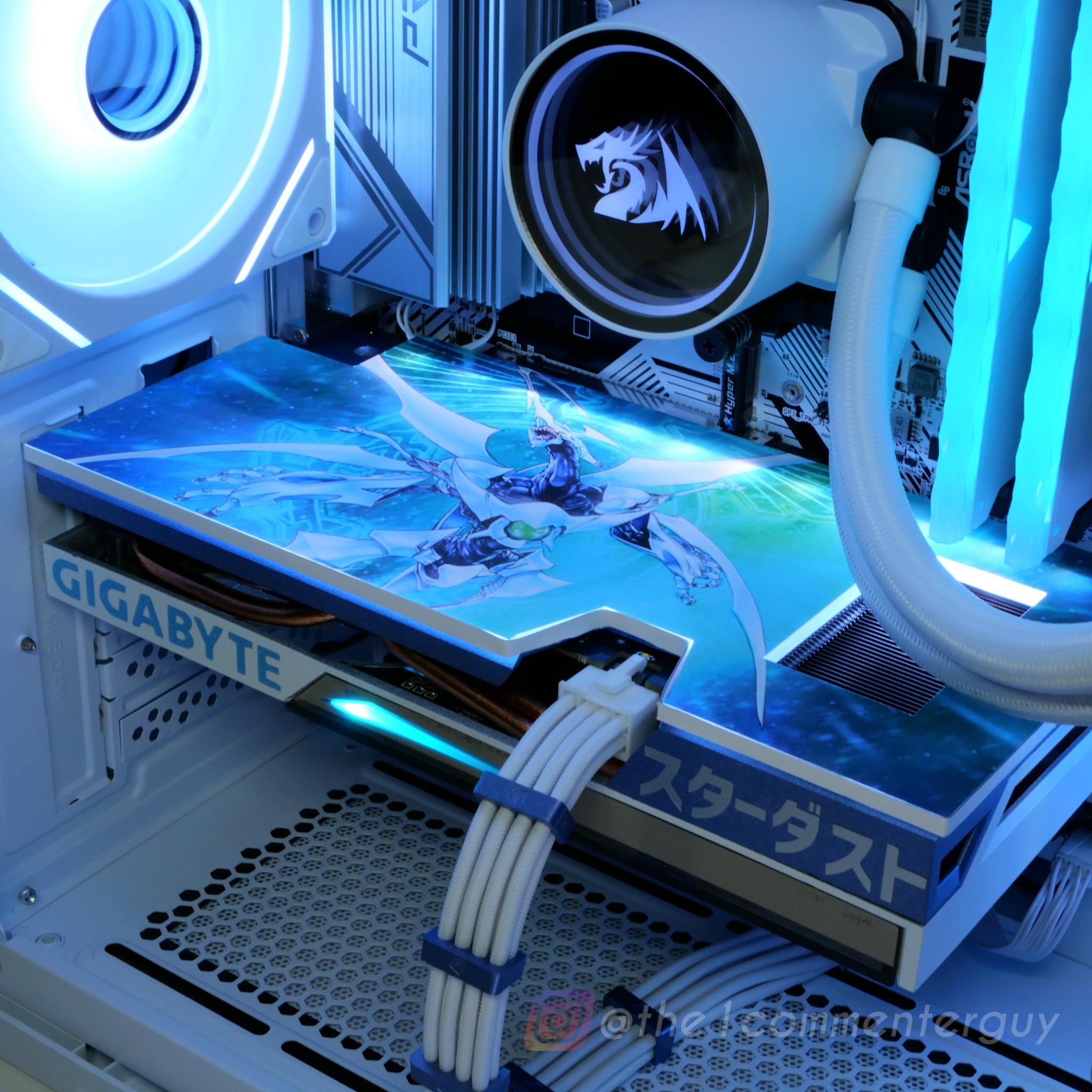💫Stardust🐉| RTX 3060 12GB, Ryzen 5 5500, 32GB ram Yu-Gi-Oh theme pc build