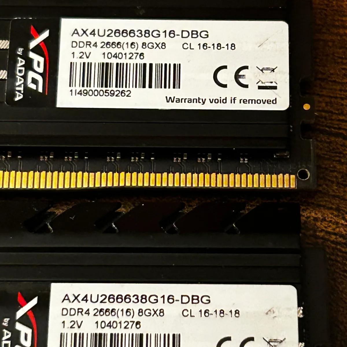 16GB XPG Ram