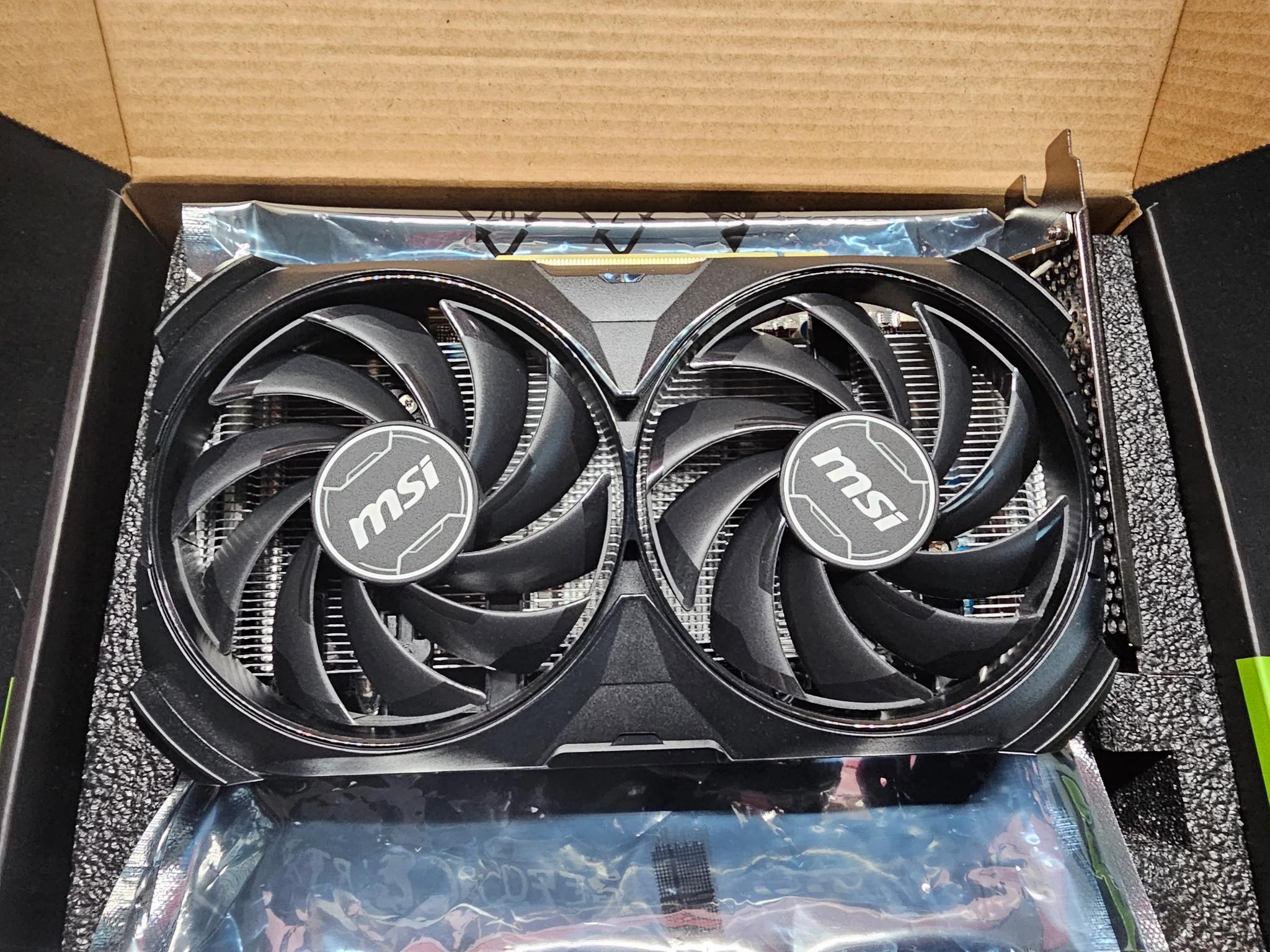MSI GeForce RTX™ 4060 Ti VENTUS 2X BLACK 16GB OC