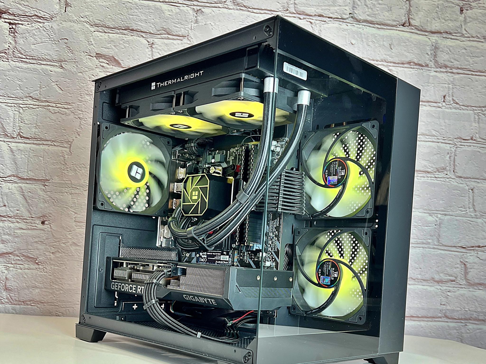 Liquid Cooled RTX 4070 Ryzen 5 5600X 32GB RAM 1TB M.2 Win 11 Gaming PC