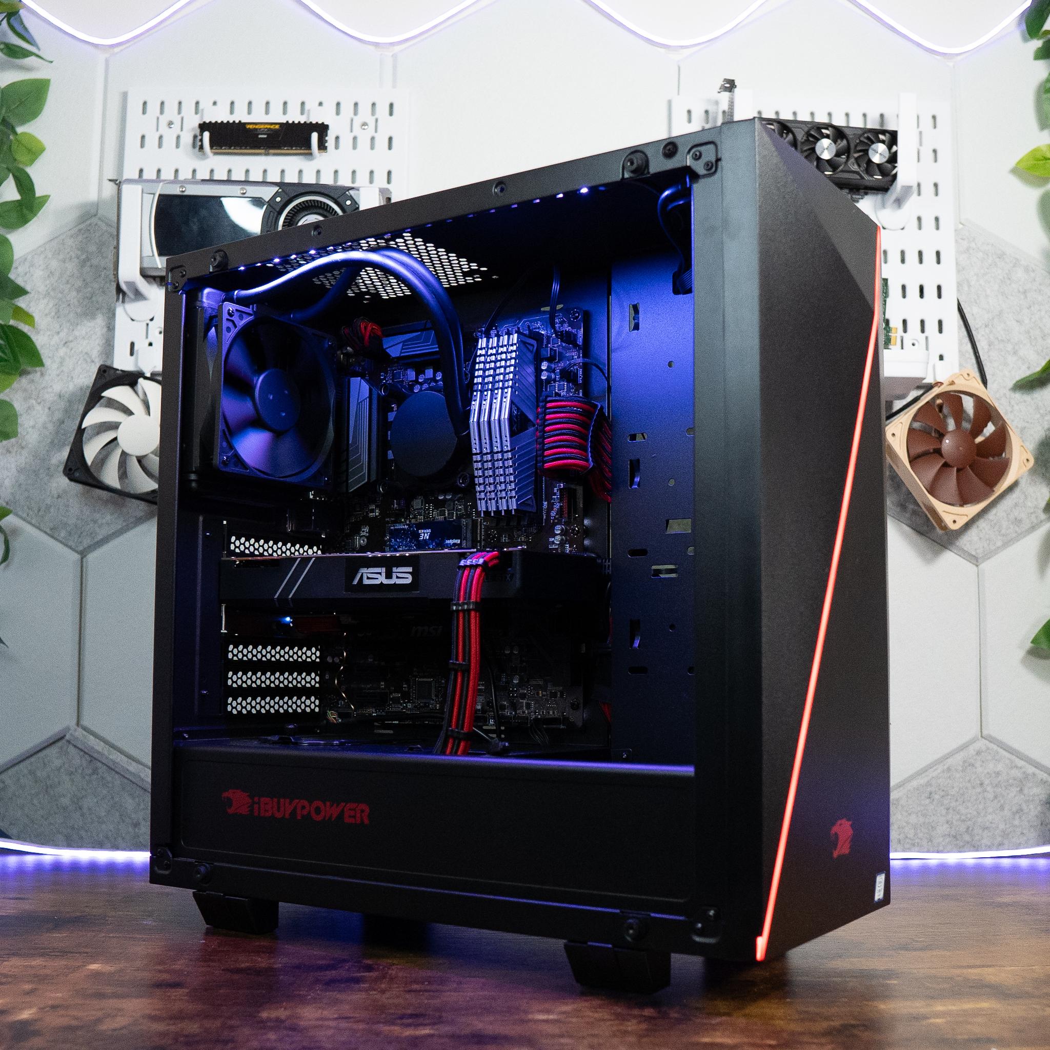 🩸🩸 | ASUS GTX 1070Ti 8GB | INTEL i7 8700K | 32GB RAM | 2TB | iBuyPower - Ruby Rocket
