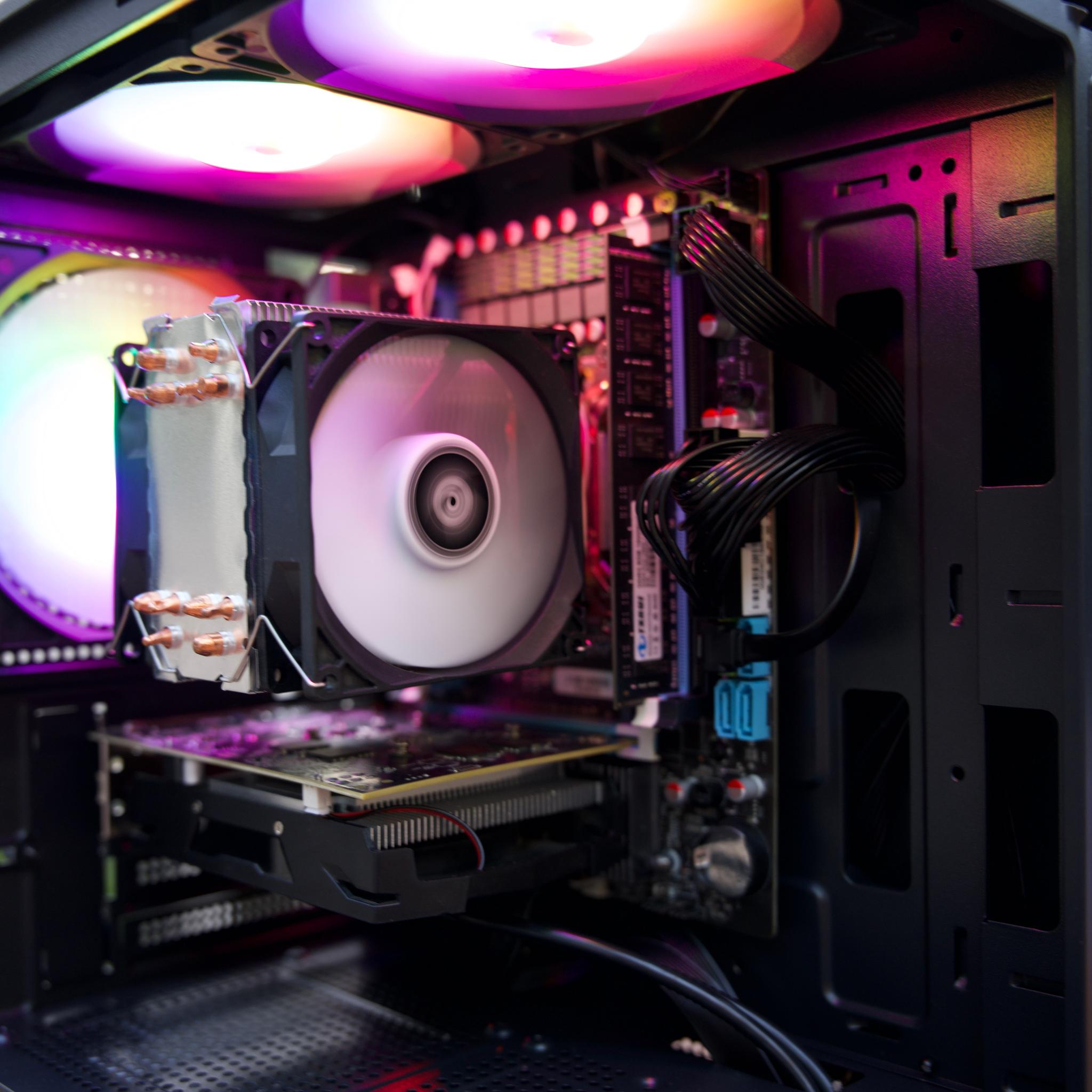 🔥 Budget RGB Gaming PC – Windows 10 Pro | Xeon E5 | 16GB RAM | RX 550 | 240GB SSD 🚀