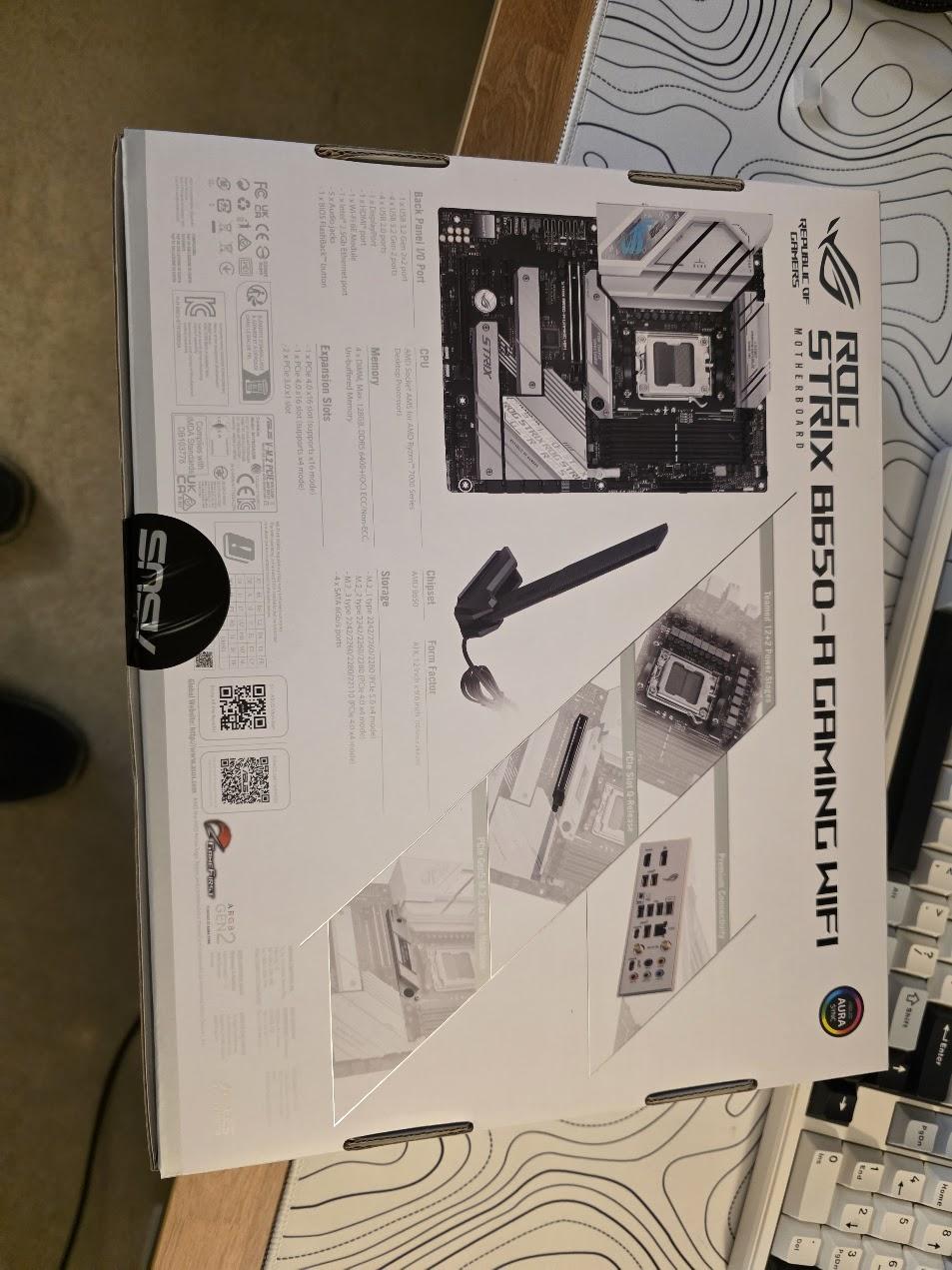 ASUS B650-A ROG Strix Gaming WiFi AMD AM5 ATX Motherboard NEW UNOPENED