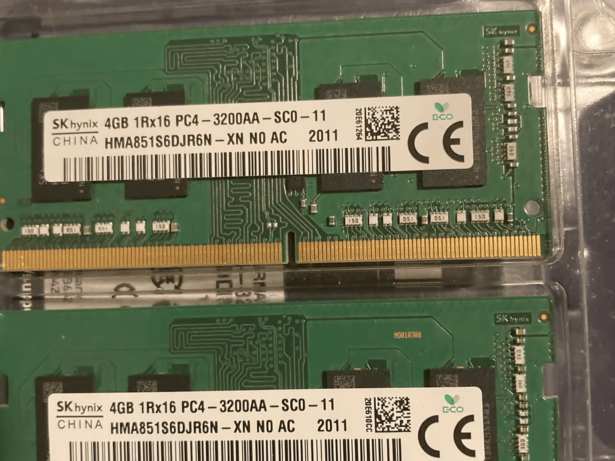 (Retirement Sale!) Sk Hynix 2x4 GB 3200mhz Laptop Ram