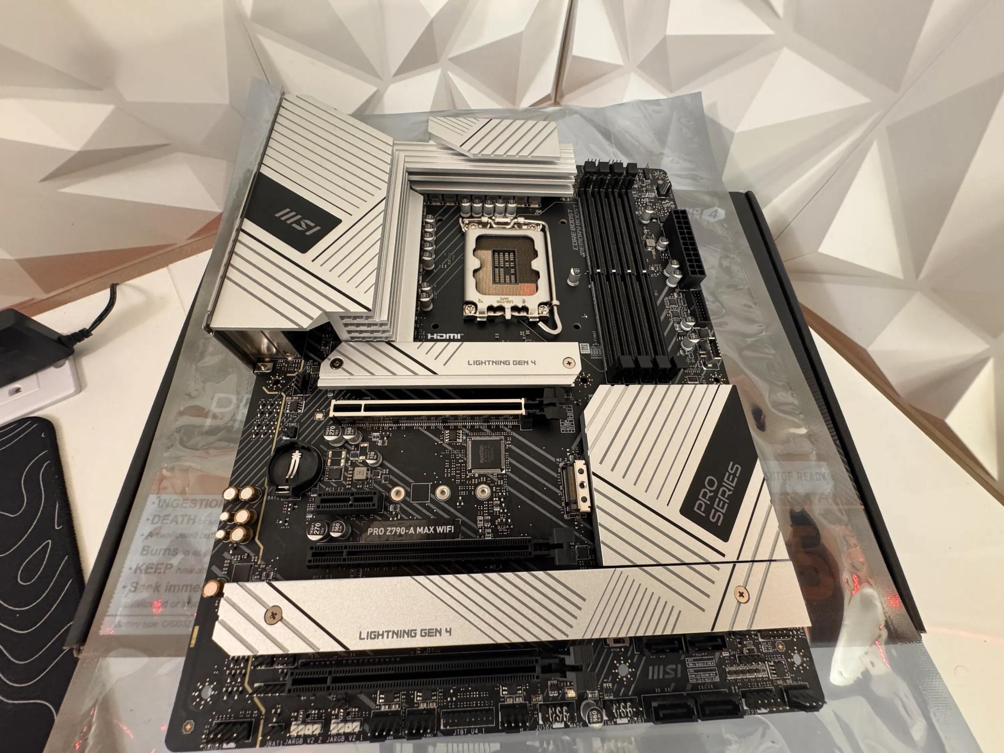 MSI PRO Z790-A MAX WIFI | LGA 1700 DDR5 ATX Gaming Motherboard WI-FI 6