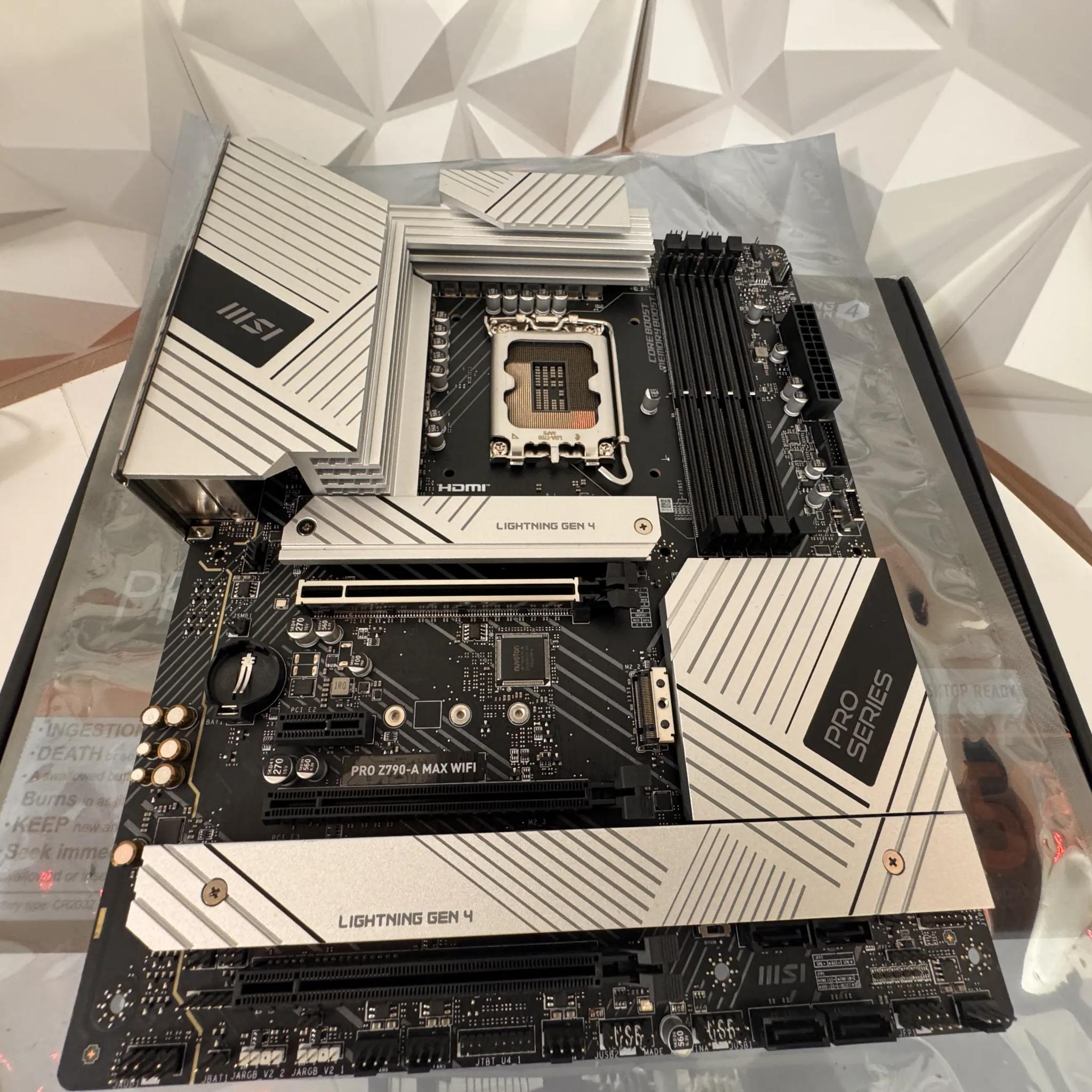 MSI PRO Z790-A MAX WIFI | LGA 1700 DDR5 ATX Gaming Motherboard WI-FI 6
