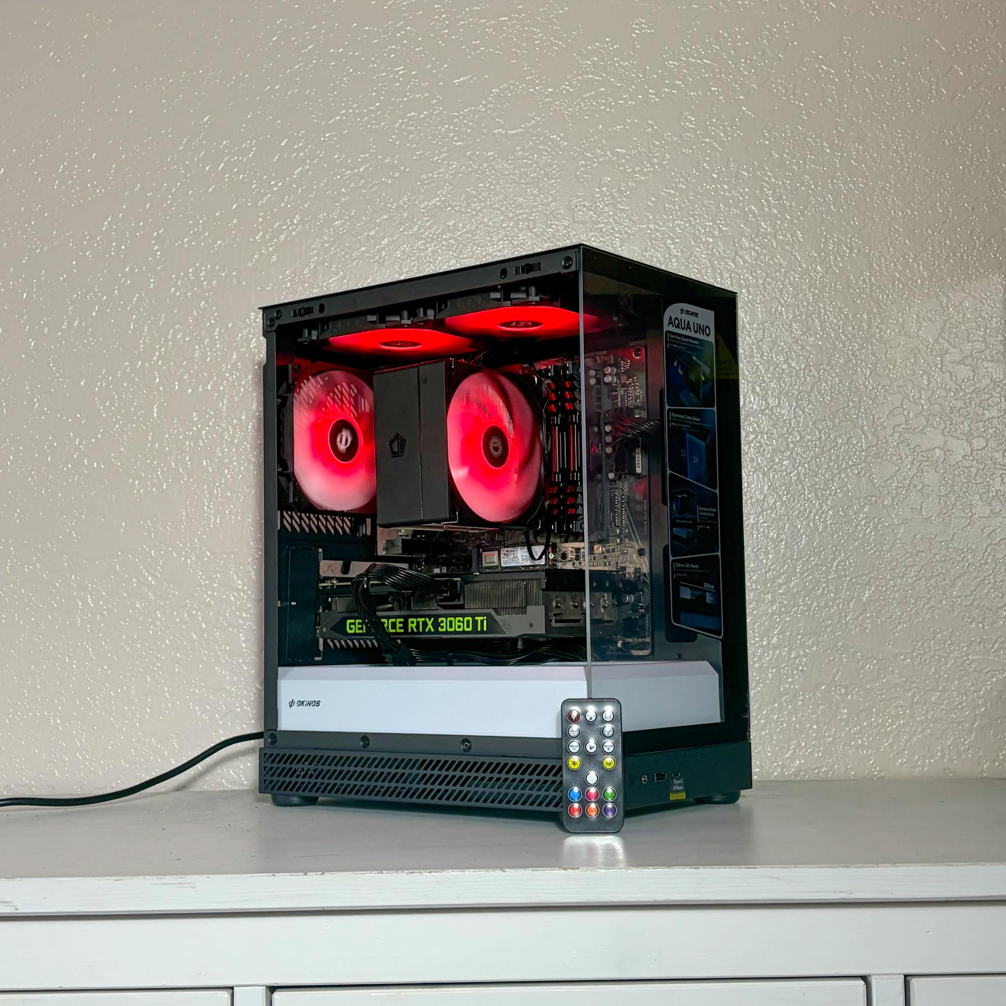 🖤3060 TI PC❤️|Ryzen 5 5500|512GB NVME|16GB DDR4|Windows 11 Pro|Wifi and BT|