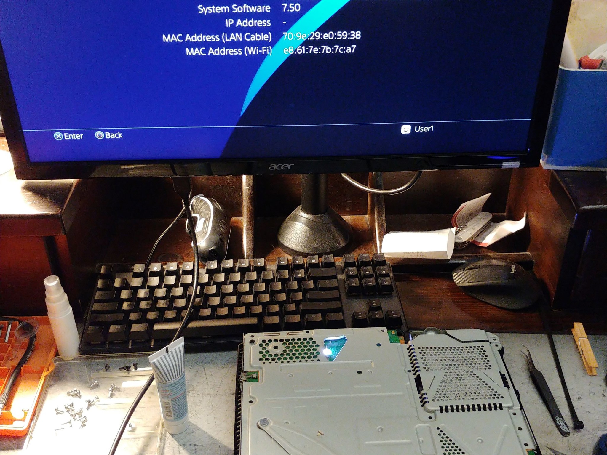 Sony PS4 FW 7.50 w/ poor HDMI port