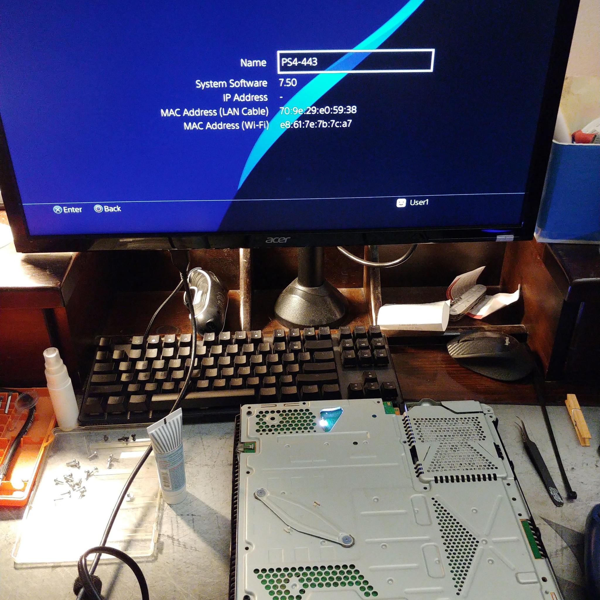 Sony PS4 FW 7.50 w/ poor HDMI port
