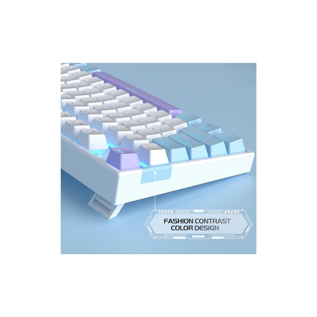 Magegee 75% mechanical keyboard | red switch, 87 keys, & Blue backlit keyboard