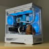 🧊💎 1440p White Gaming PC -  Ryzen 7 5700x / RTX 4070  / 1TB NVME SSD / 32GB Ram / Wifi + Bluetooth