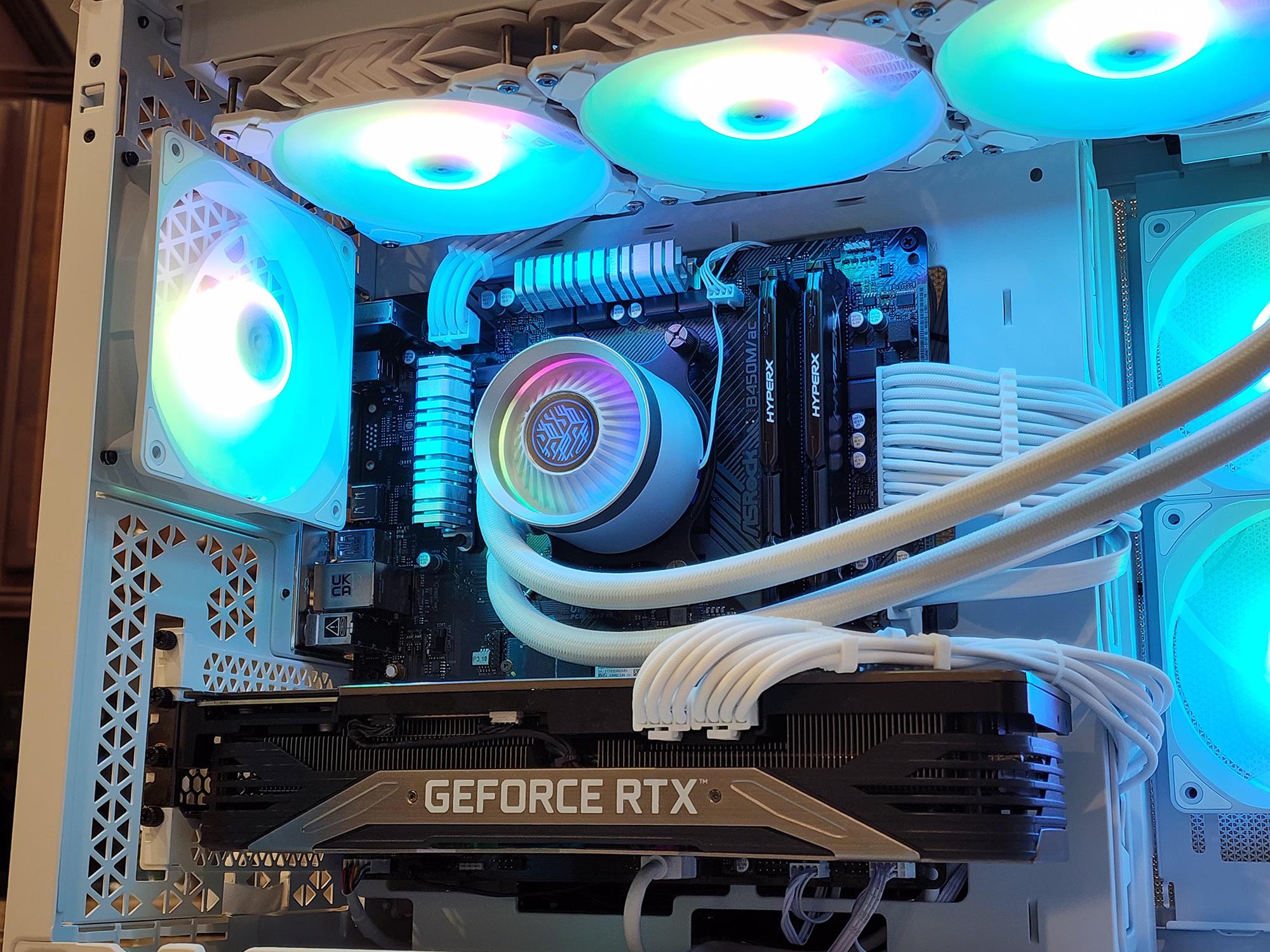 👑 Gaming PC | GeForce RTX 3080 | Ryzen 5 5600 | 32GB RAM | 2TB NVME M.2 SSD | WIFI | Win 11 Pro