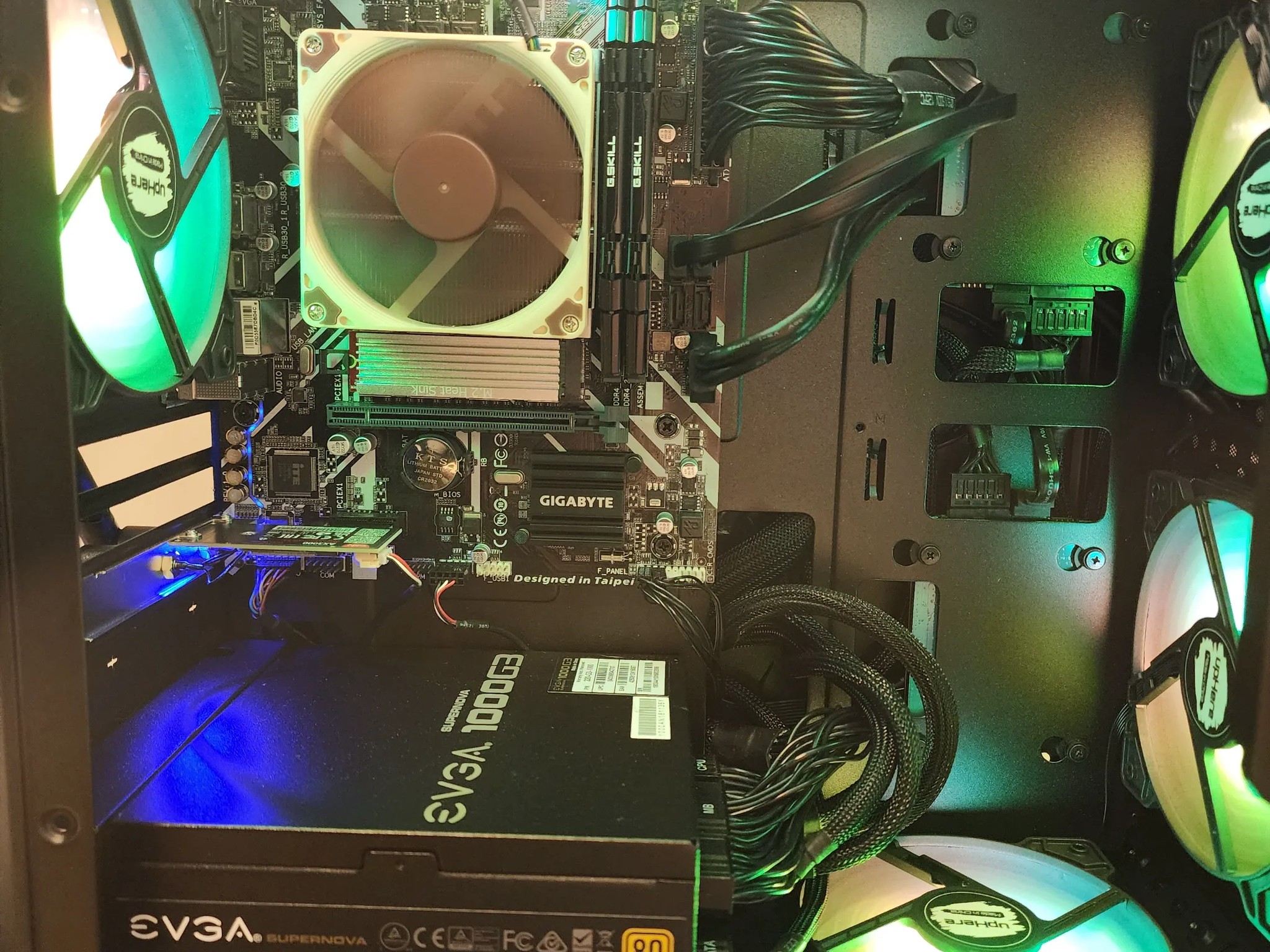 MSI AMD RX 5700 I7 9700 1000watt PSU 16GB DDR4 3200 NOS Build