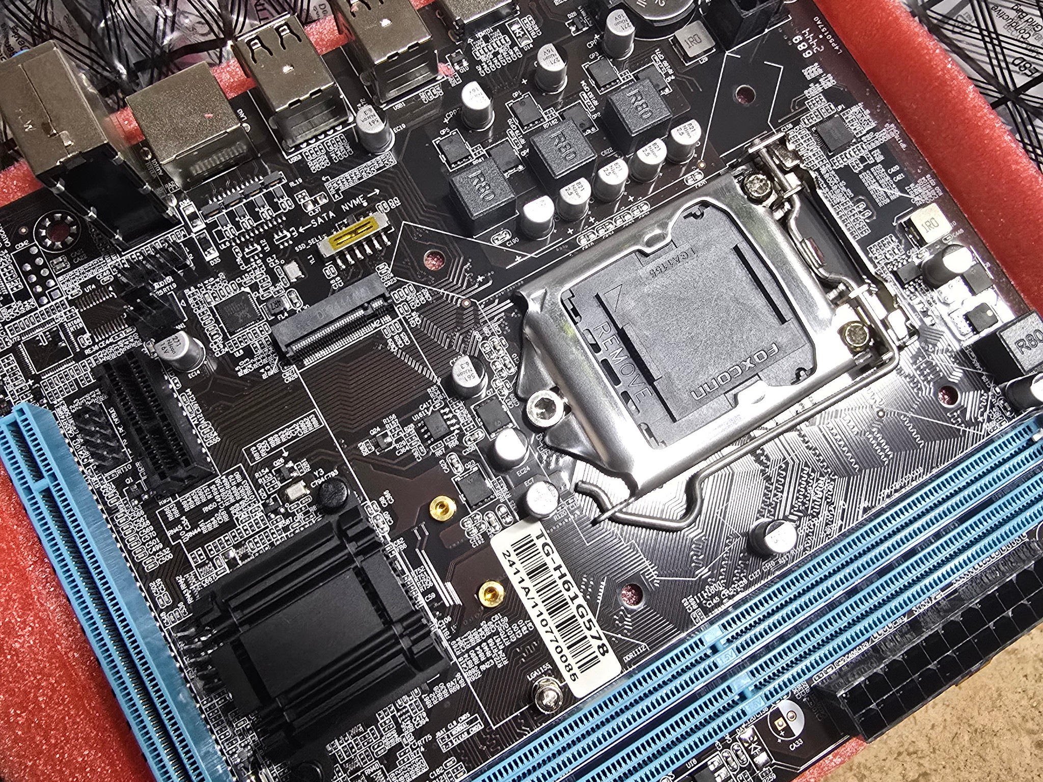 1155 Motherboard DDR3 M.2 NVMe NGFF LGA 1155 CPU Slot Micro ATX Motherboard with 3 Phase Power HD