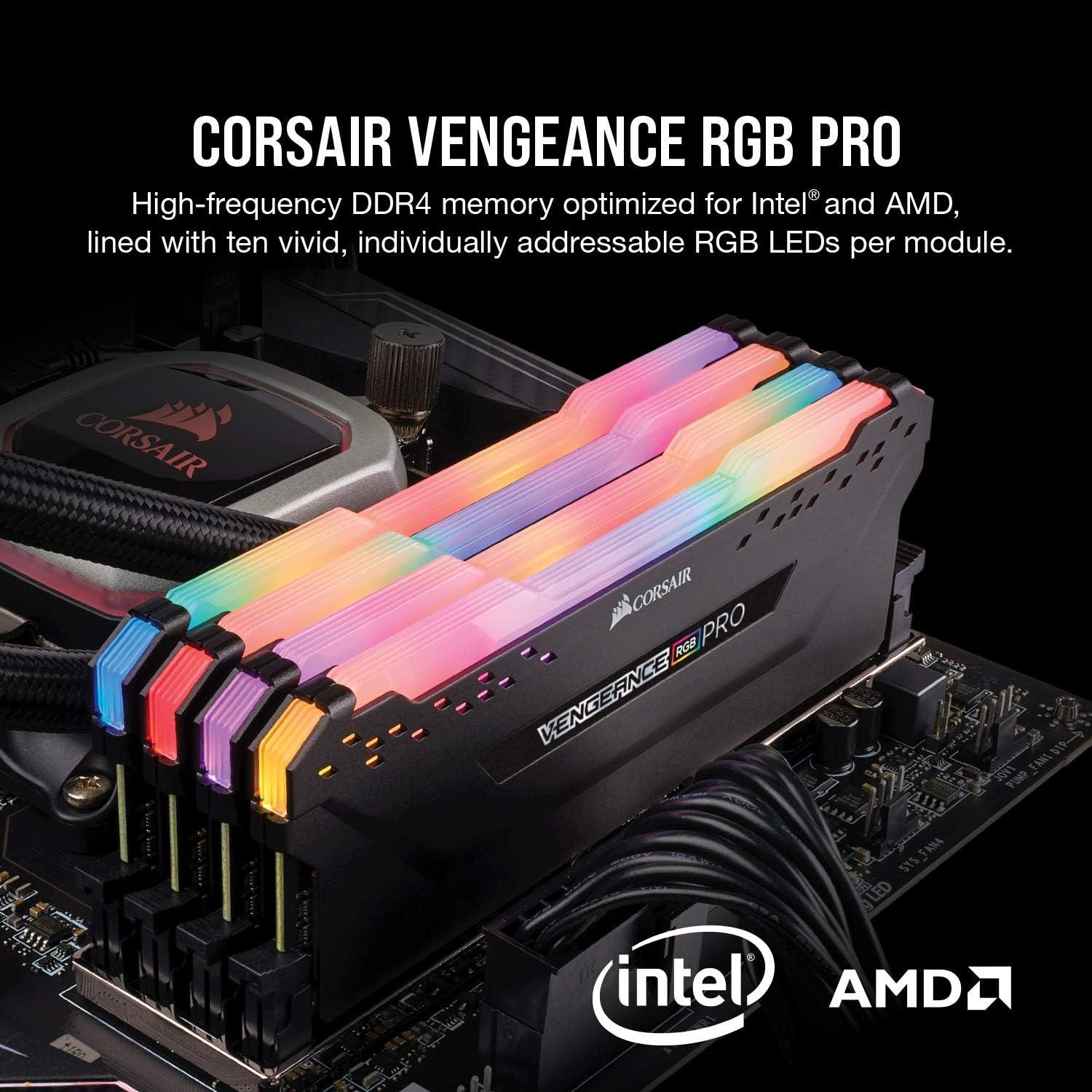 Corsair VENGEANCE RGB PRO DDR4 32GB (2x16GB) 3200MHz CL16