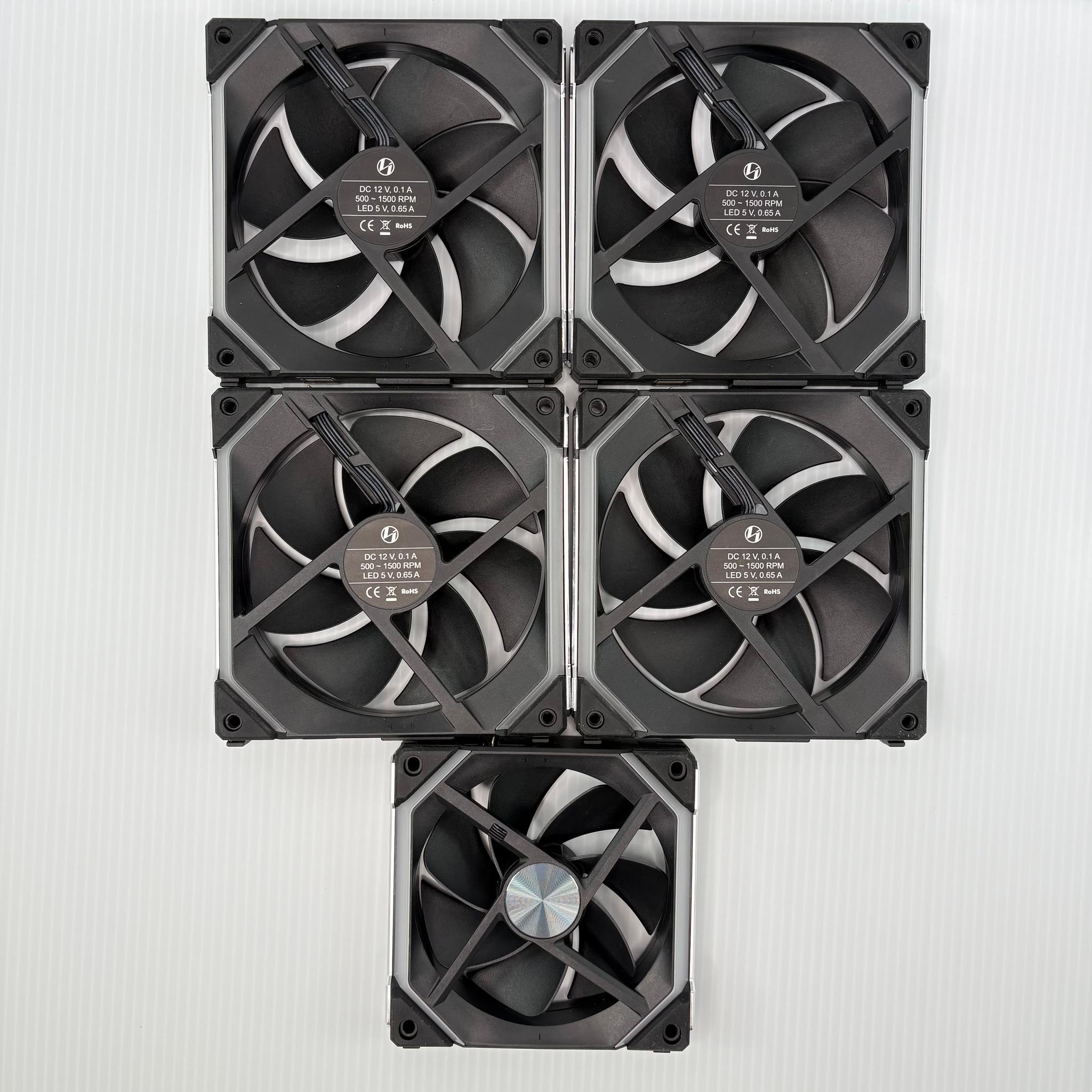 Lian Li UNI FAN Bundle – (4) SL140 + (1) SL120 V2 + Tons of Accessories