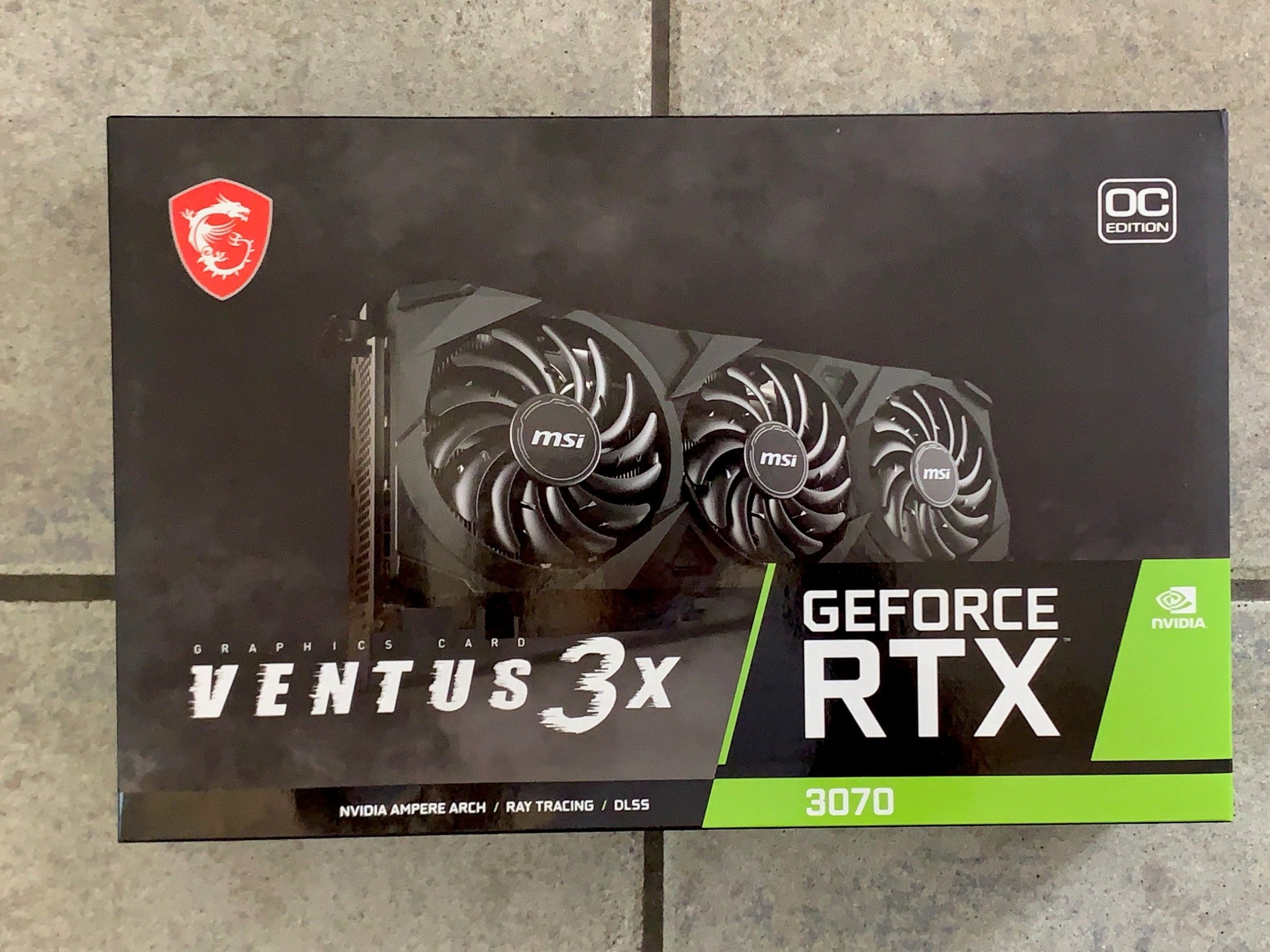 MSI GeForce RTX 3070 VENTUS 3X OC BV 8GB GDDR6 Graphics Card, Used