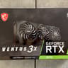 MSI GeForce RTX 3070 VENTUS 3X OC BV 8GB GDDR6 Graphics Card, Used