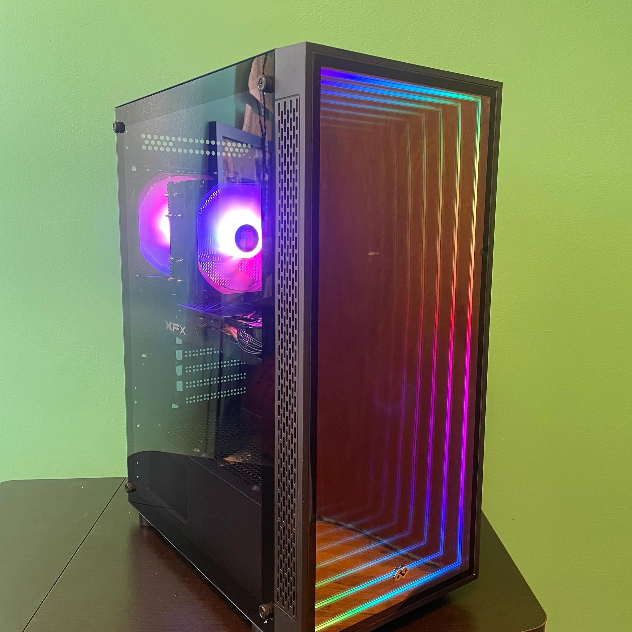 INFINITY Illusion Gaming PC | Intel i5 / Amd RX580 / 8GB / 600GB Win 10 Pro WiFi