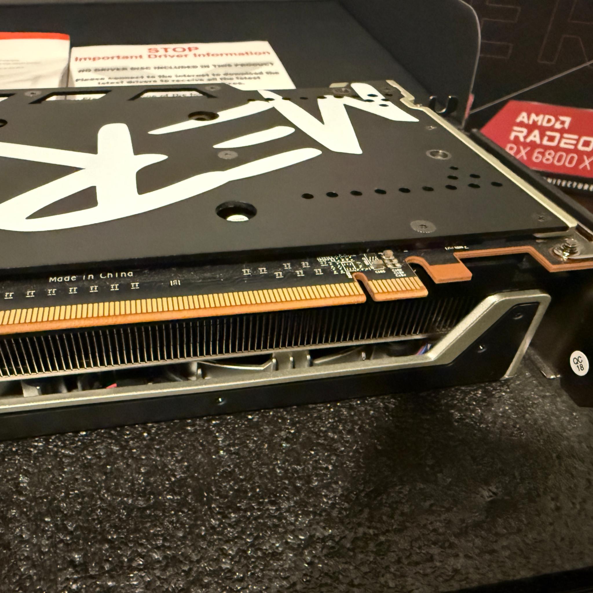 AMD Radeon RX 6800 XT 16 GB - EXCELLENT CONDITION - XFX Speedster MERC 319 CORE