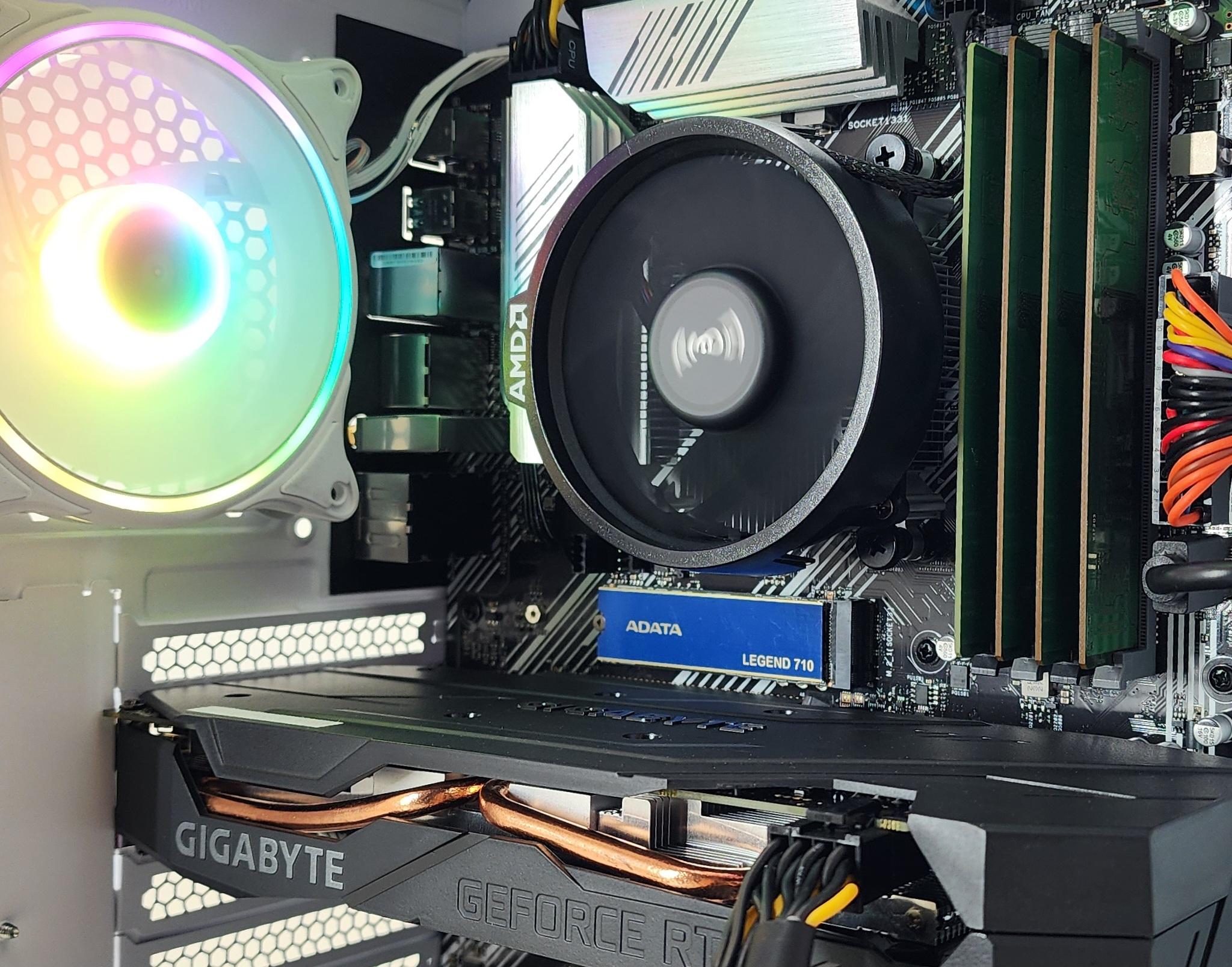 Gaming PC Ryzen 5 5500 16GB RAM 512GB SSD RTX 2060 12GB Windows 11 Computer