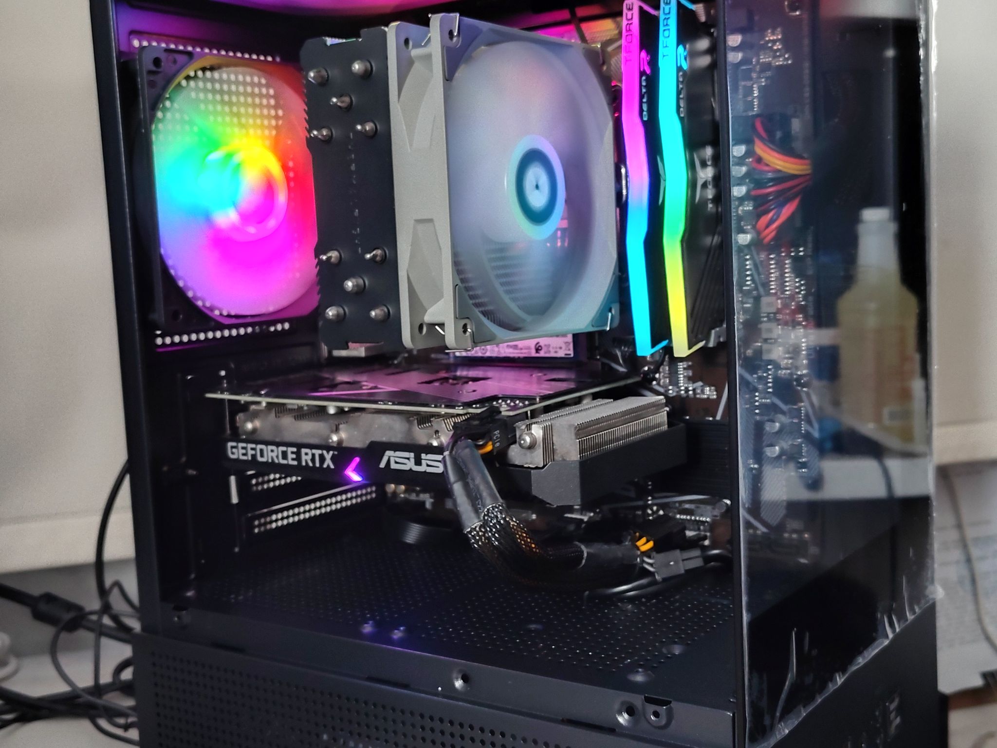 RTX 3050 8GB | Ryzen 5500 | 16G RAM | 1TB NVME | Practically New Custom Mini ATX PC