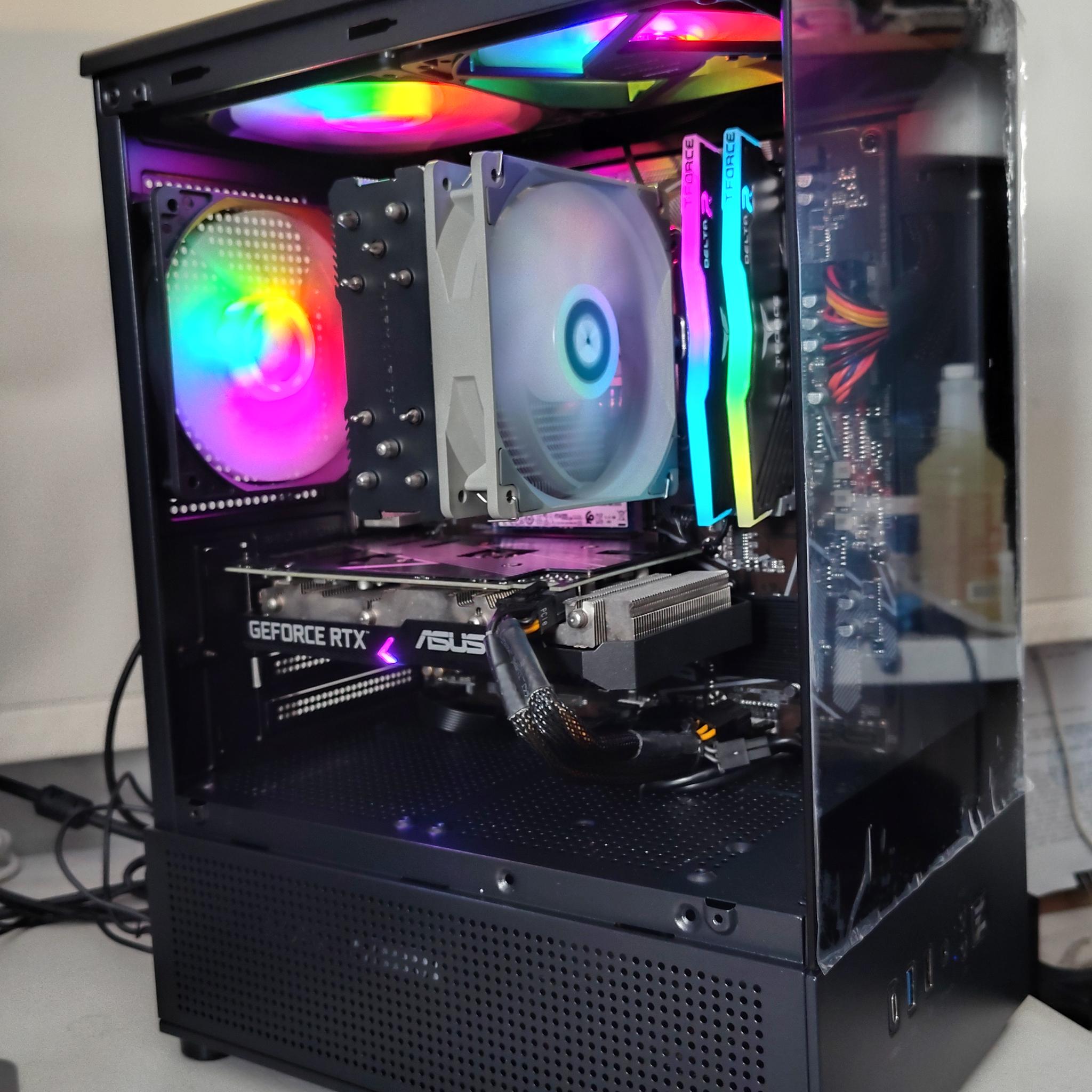 RTX 3050 8GB | Ryzen 5500 | 16G RAM | 1TB NVME | Practically New Custom Mini ATX PC