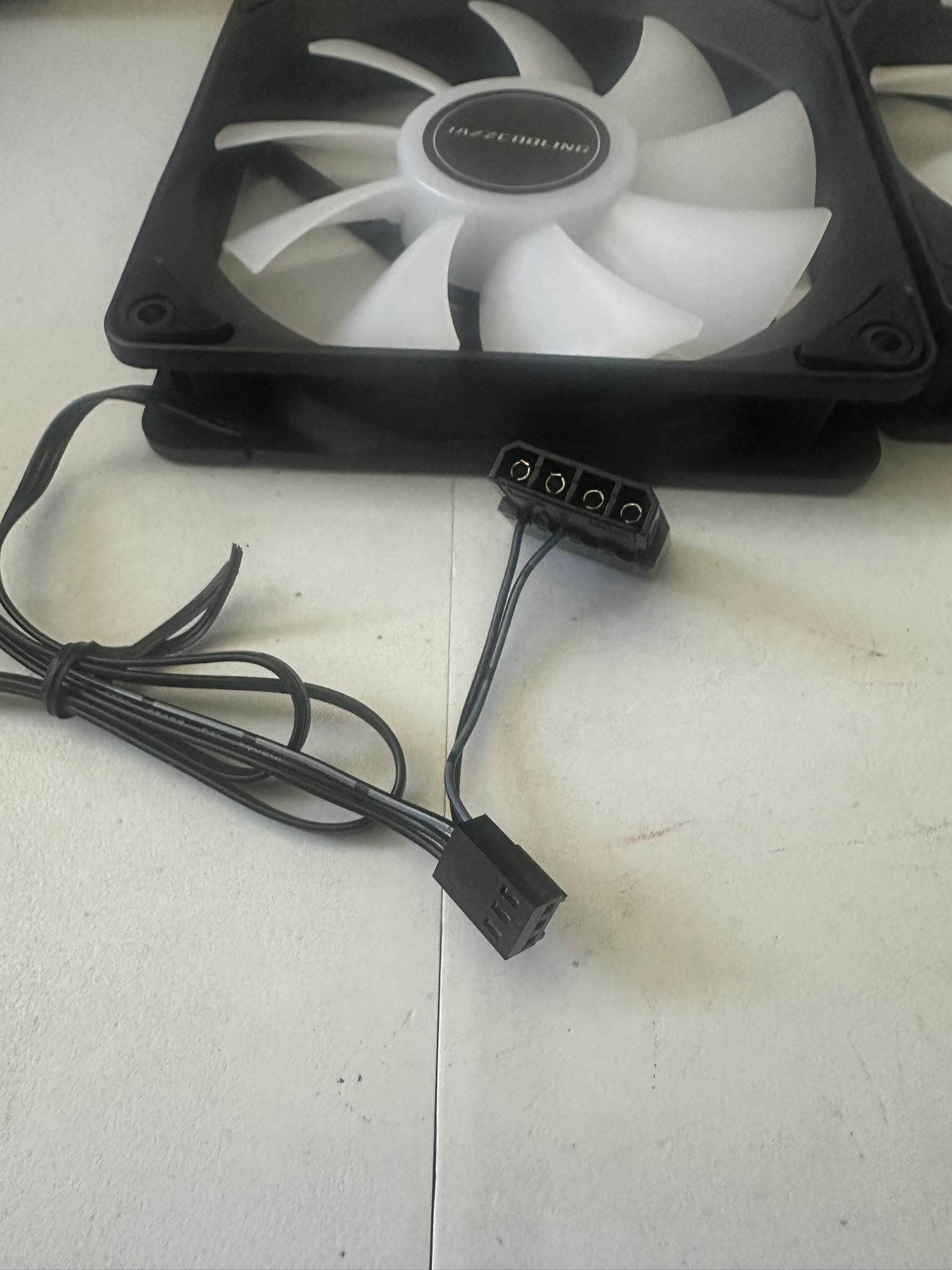 24 PC fans 120mm - mutiple brands - RGB & Non-RGB fans