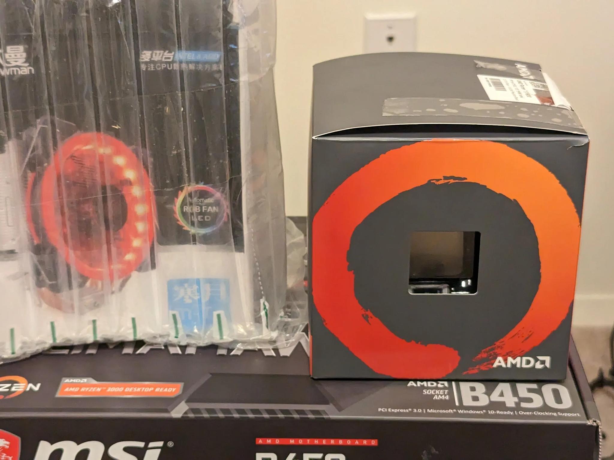 Ryzen 5 1600AF/MSI B450 Tomahawk Max And Memory Motherboard Combo!